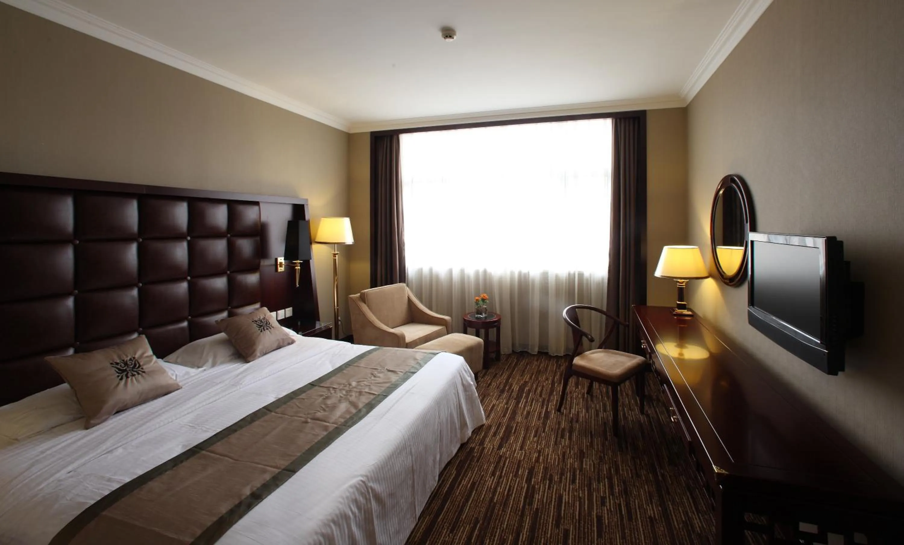 Photo of the whole room, Bed in Jianguo Qianmen Beijing