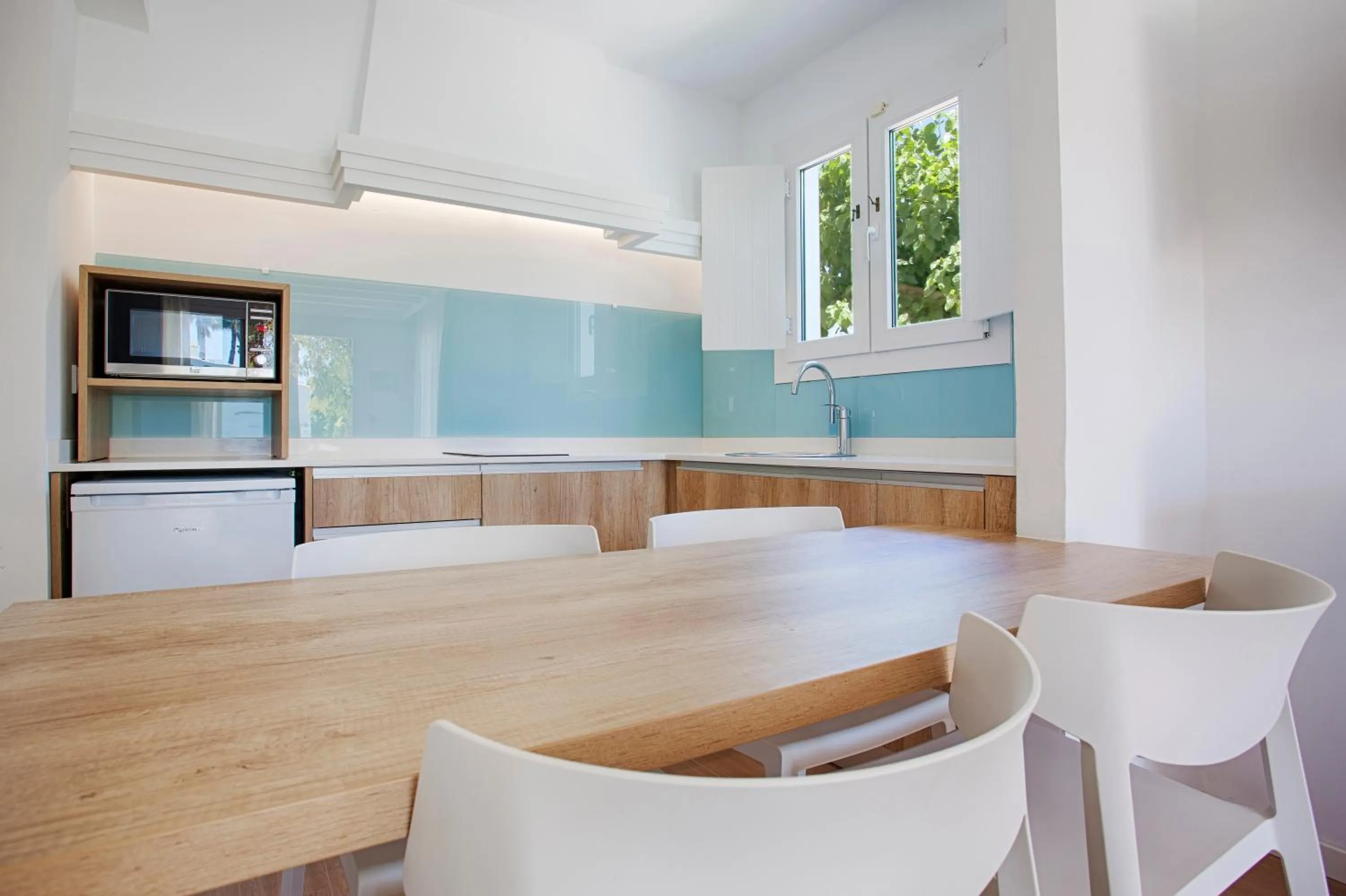 Kitchen or kitchenette in Grupotel Aldea Cala'n Bosch