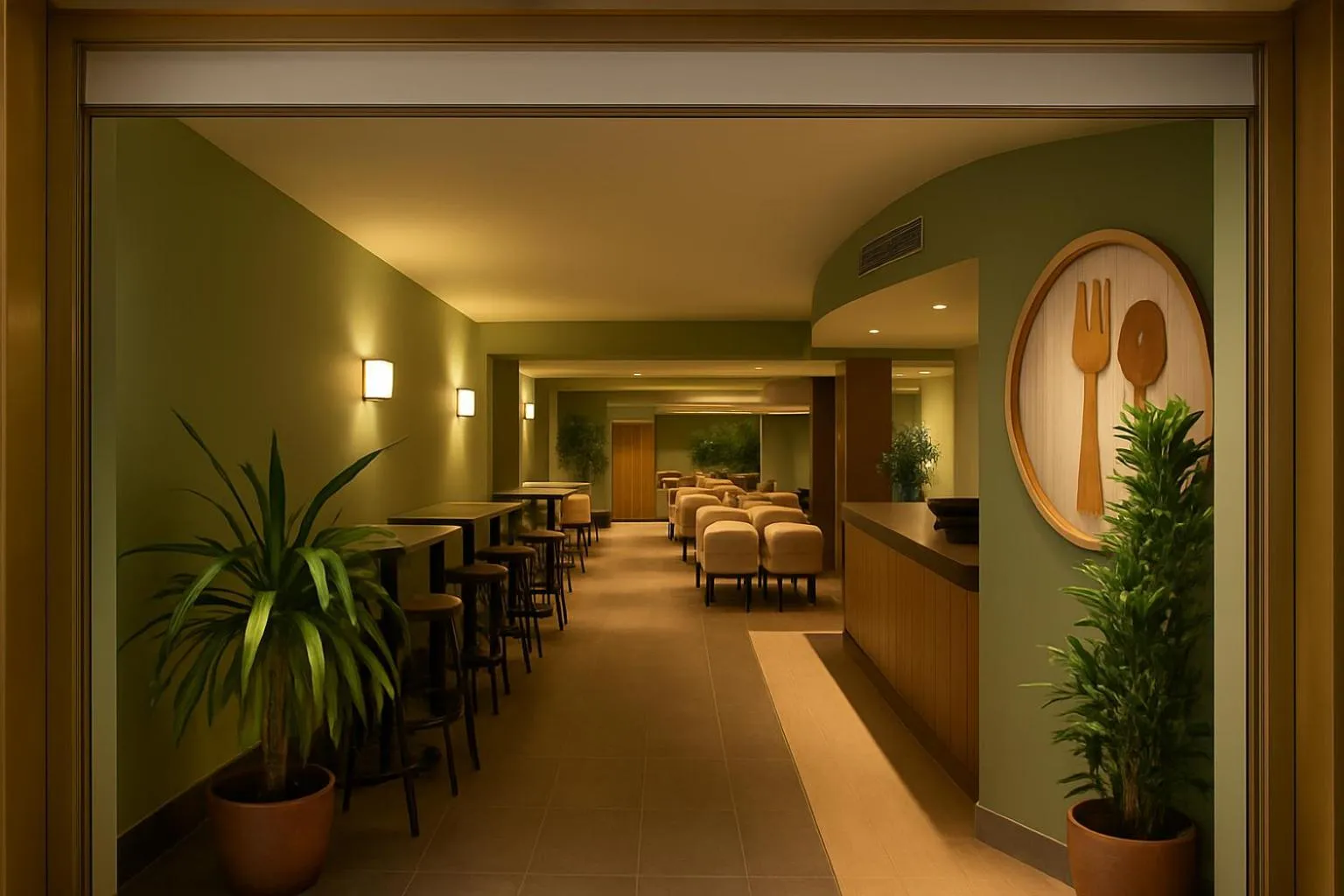 Restaurant/places to eat in Hotel Real