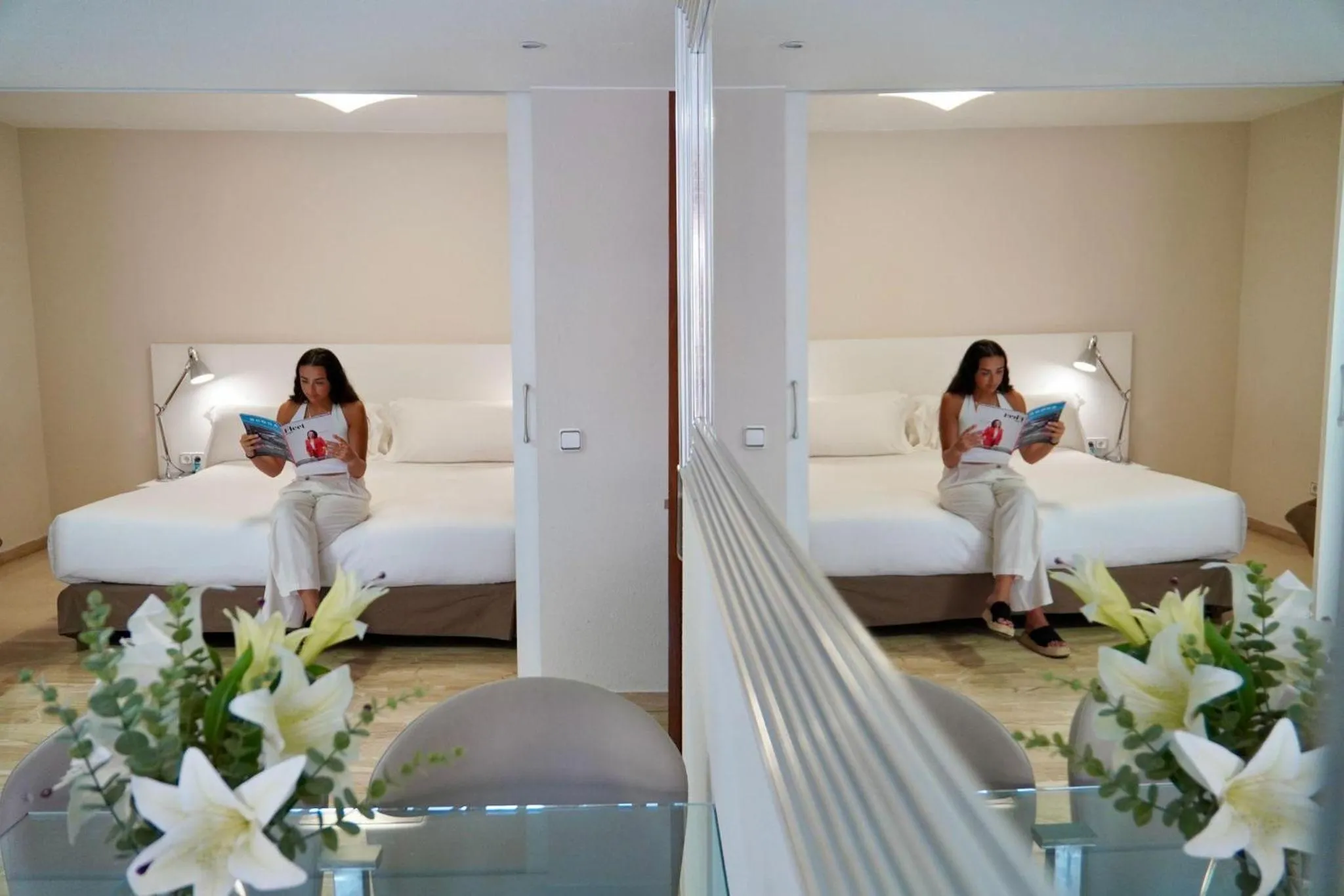 Bedroom, Bed in Aparthotel Los Girasoles