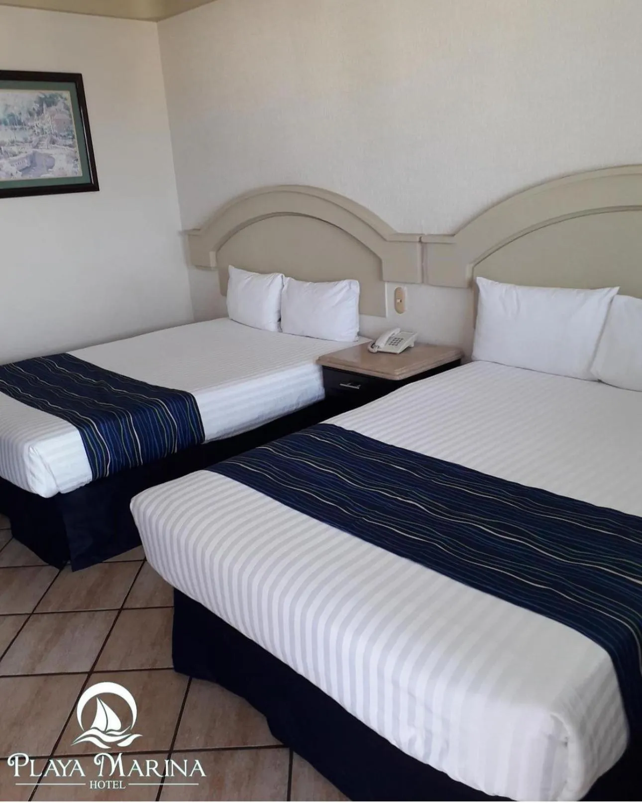 Bed in Hotel Playa Marina