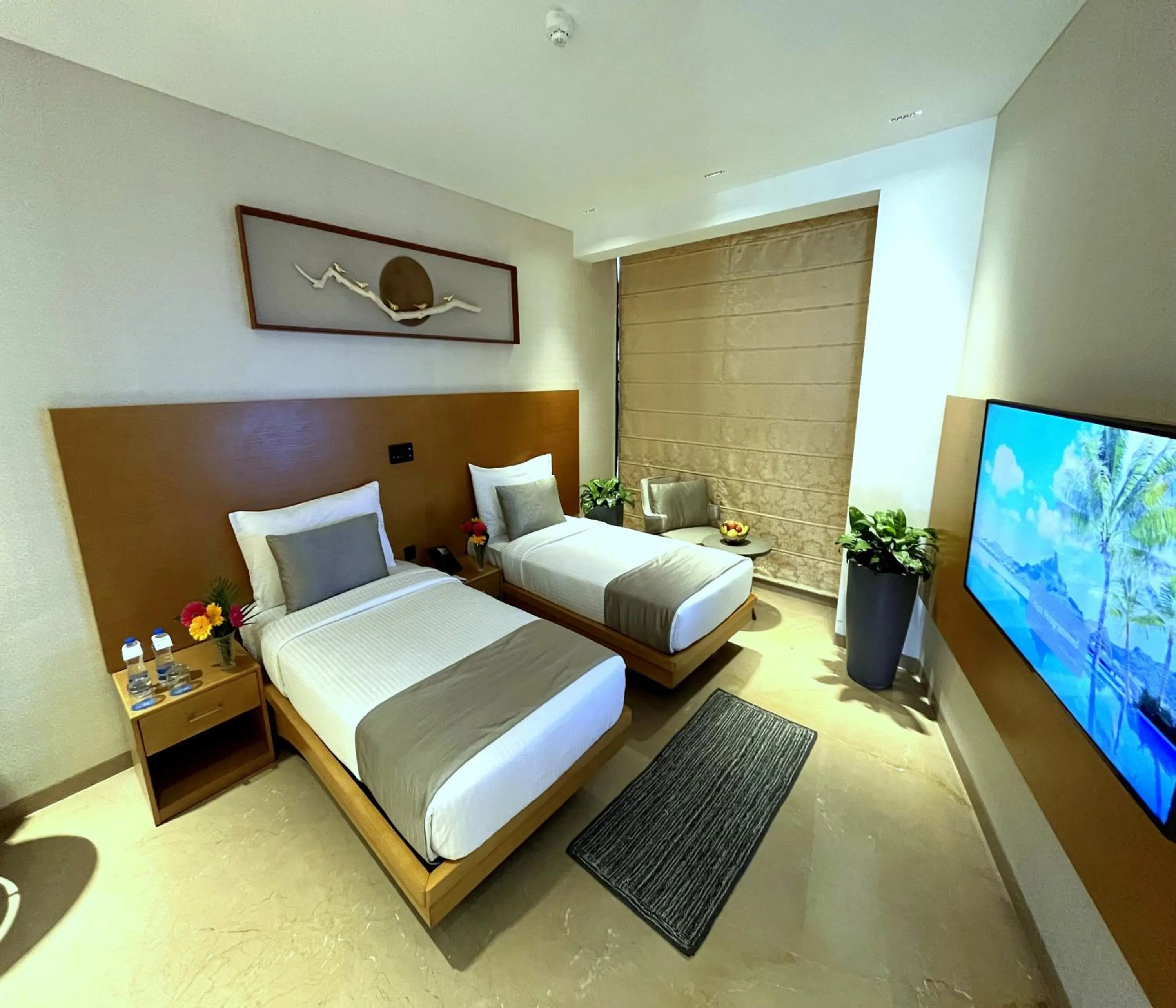 Bed in Morvee Hotels Alipore Kolkata