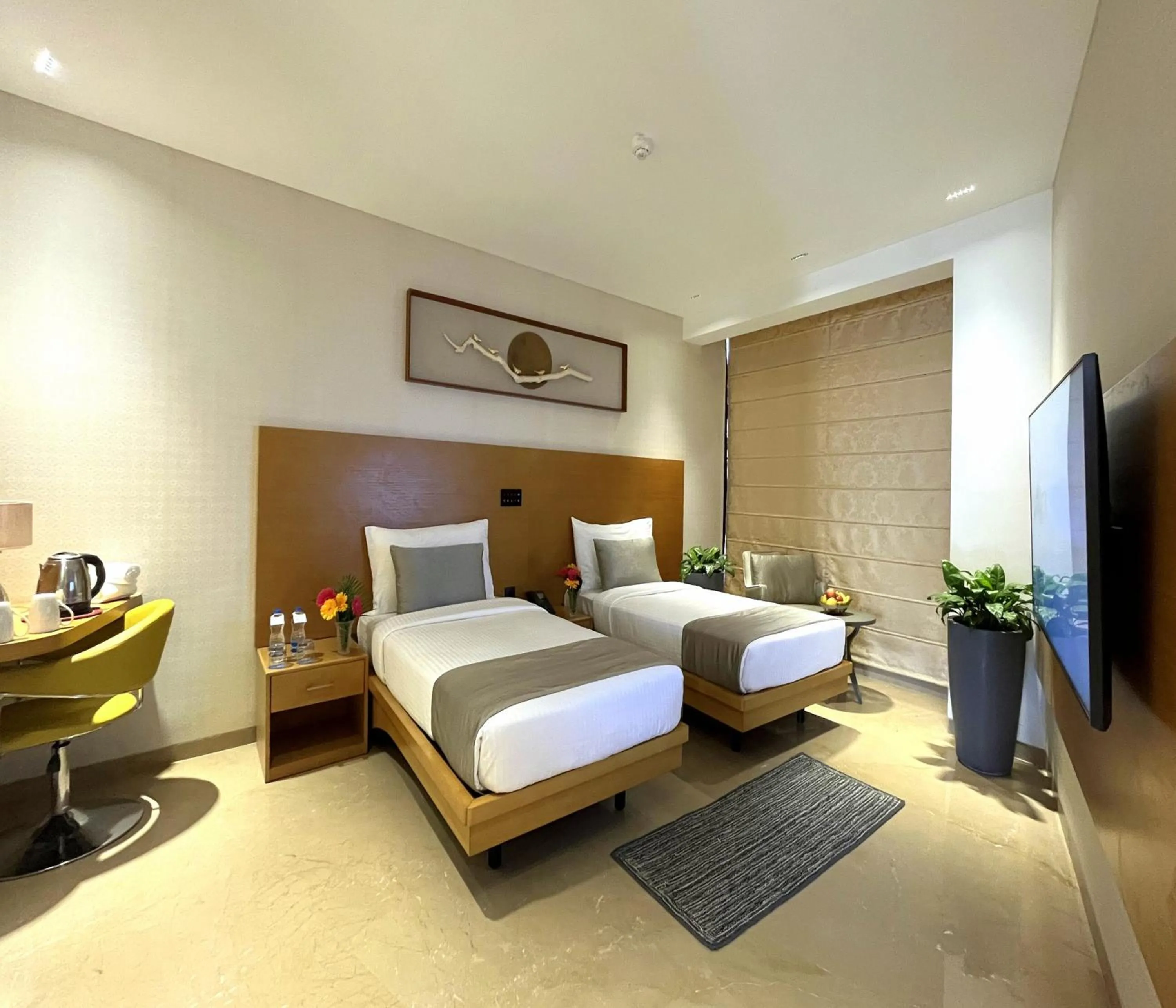 Bed in Morvee Hotels Alipore Kolkata