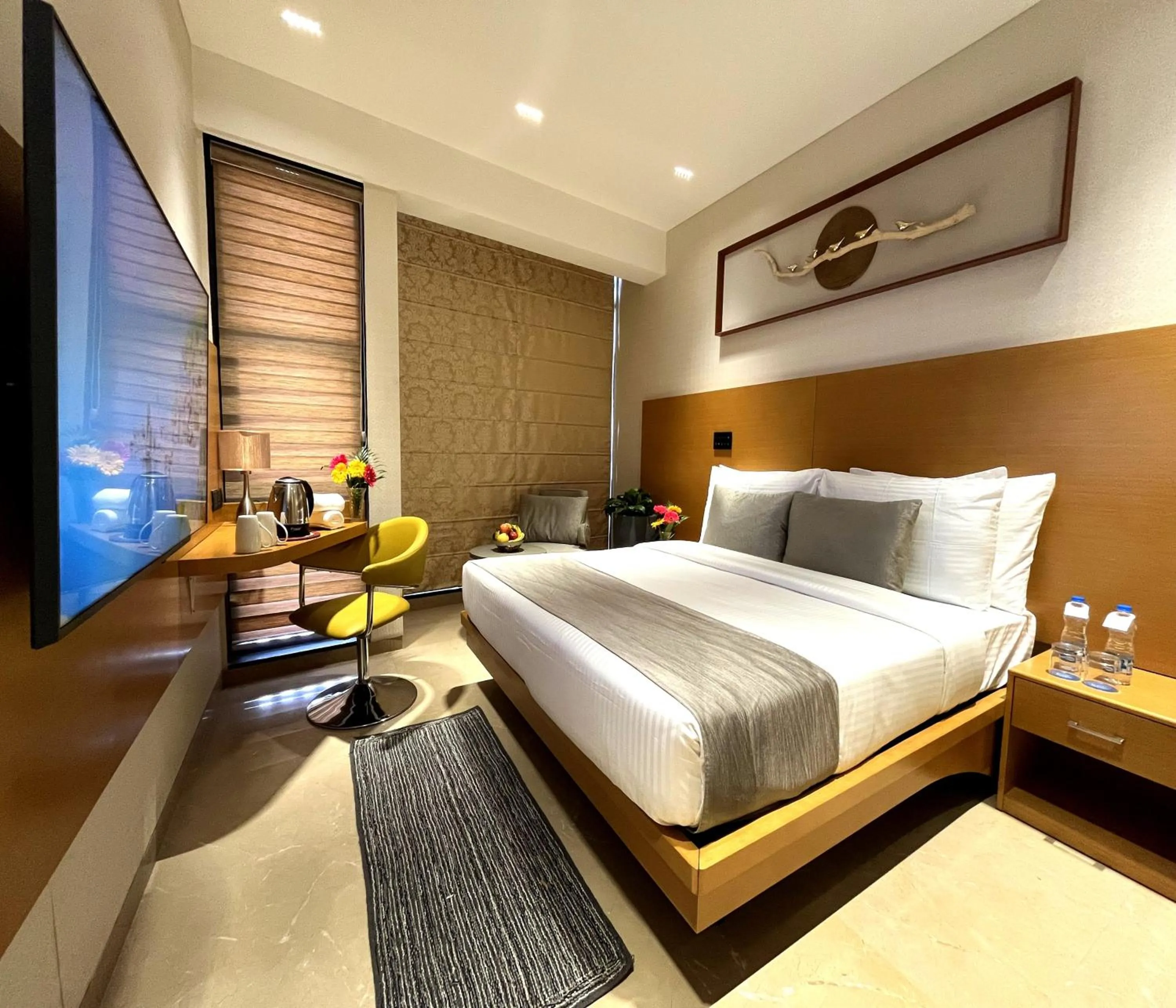 Bed in Morvee Hotels Alipore Kolkata