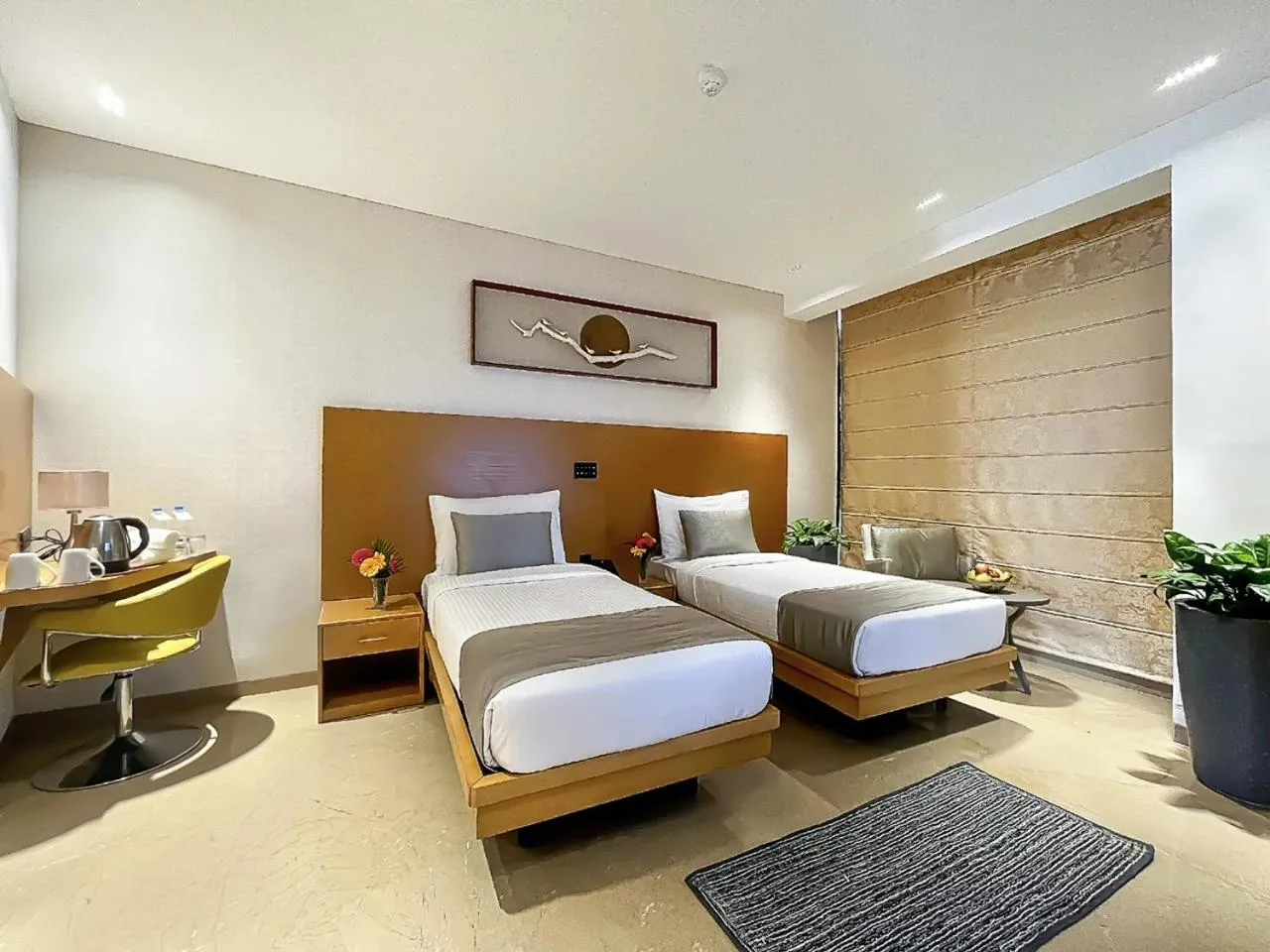 Bed in Morvee Hotels Alipore Kolkata