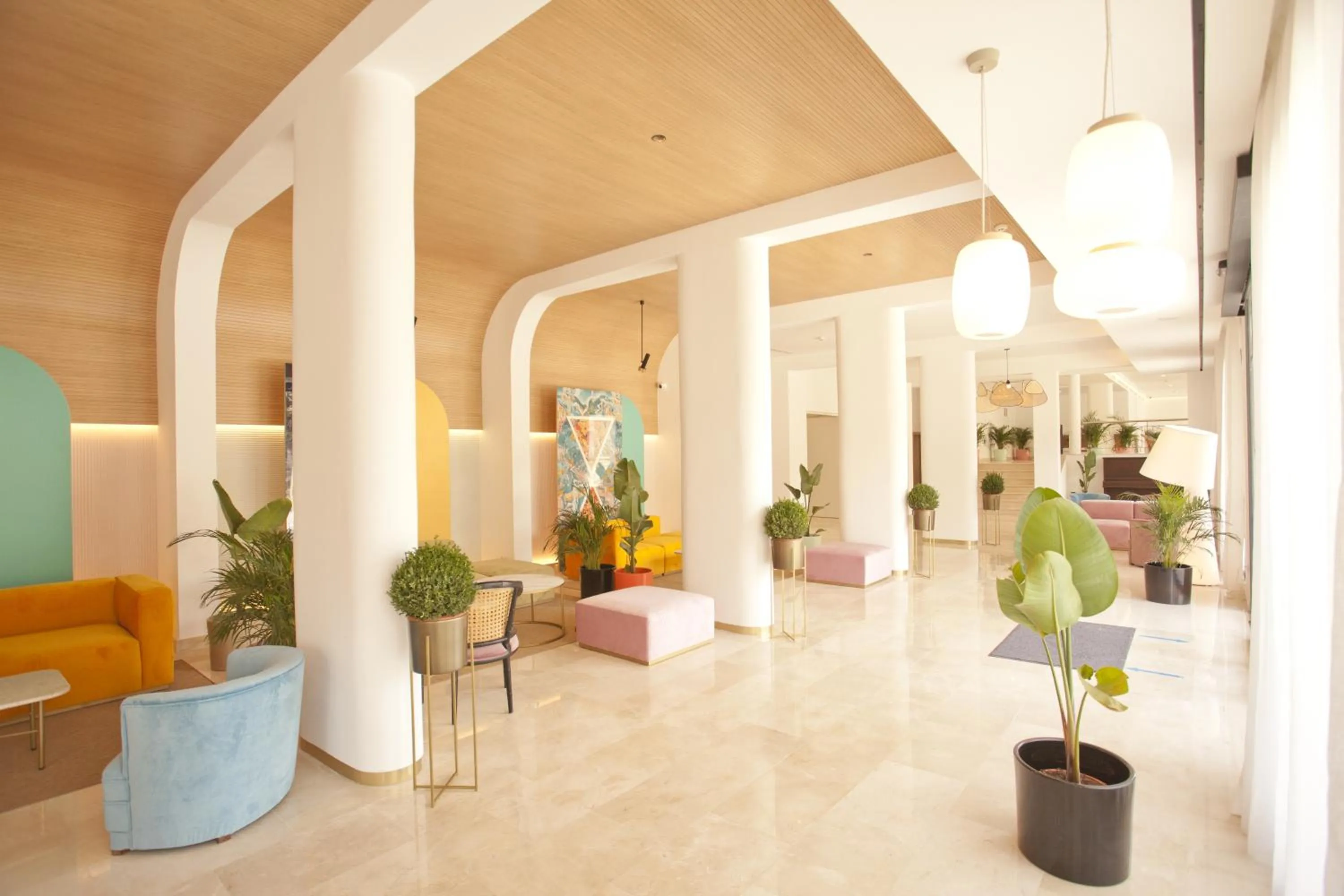 Lobby or reception in Grupotel Molins