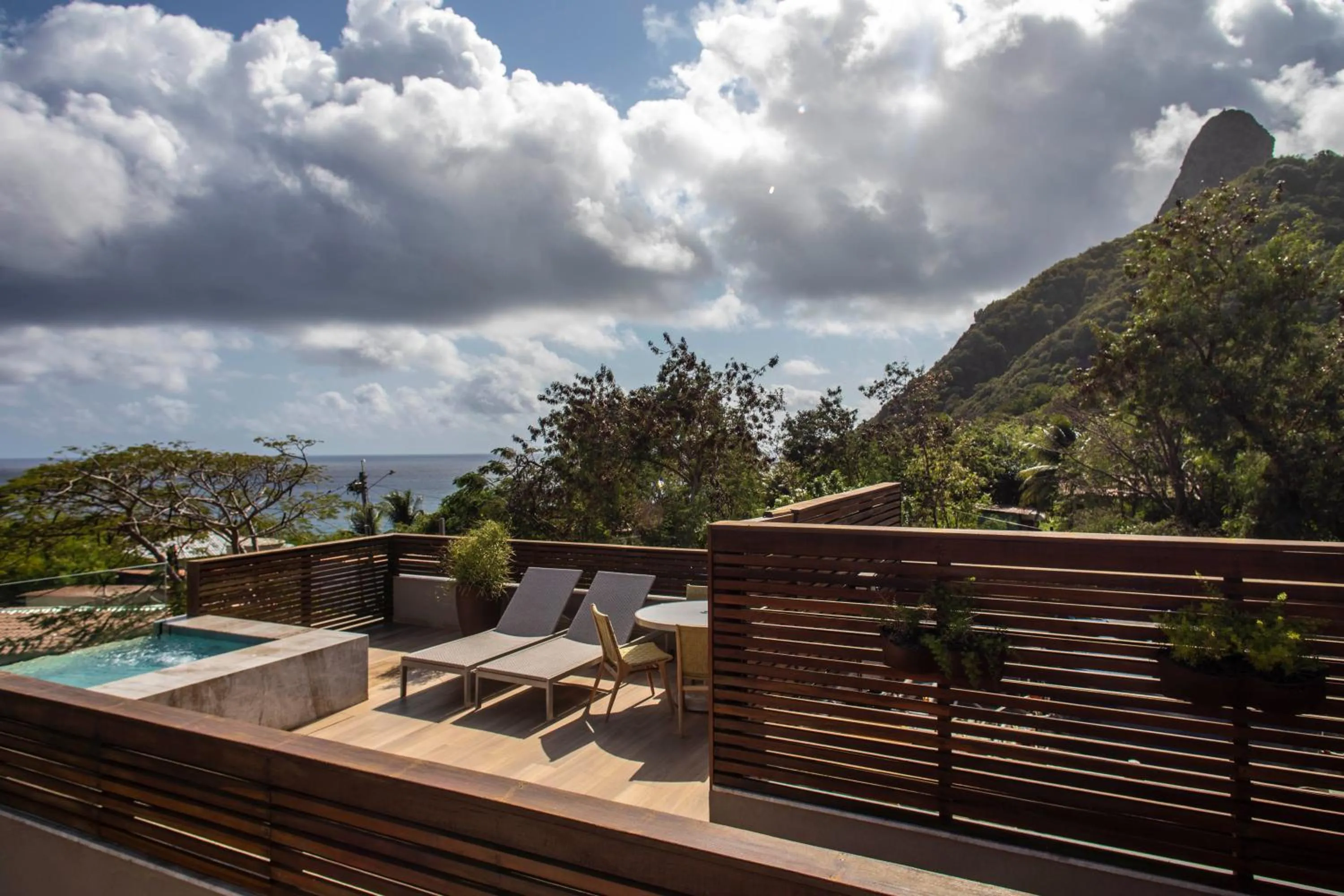 Pool view in POUSADA DO MIRANTE