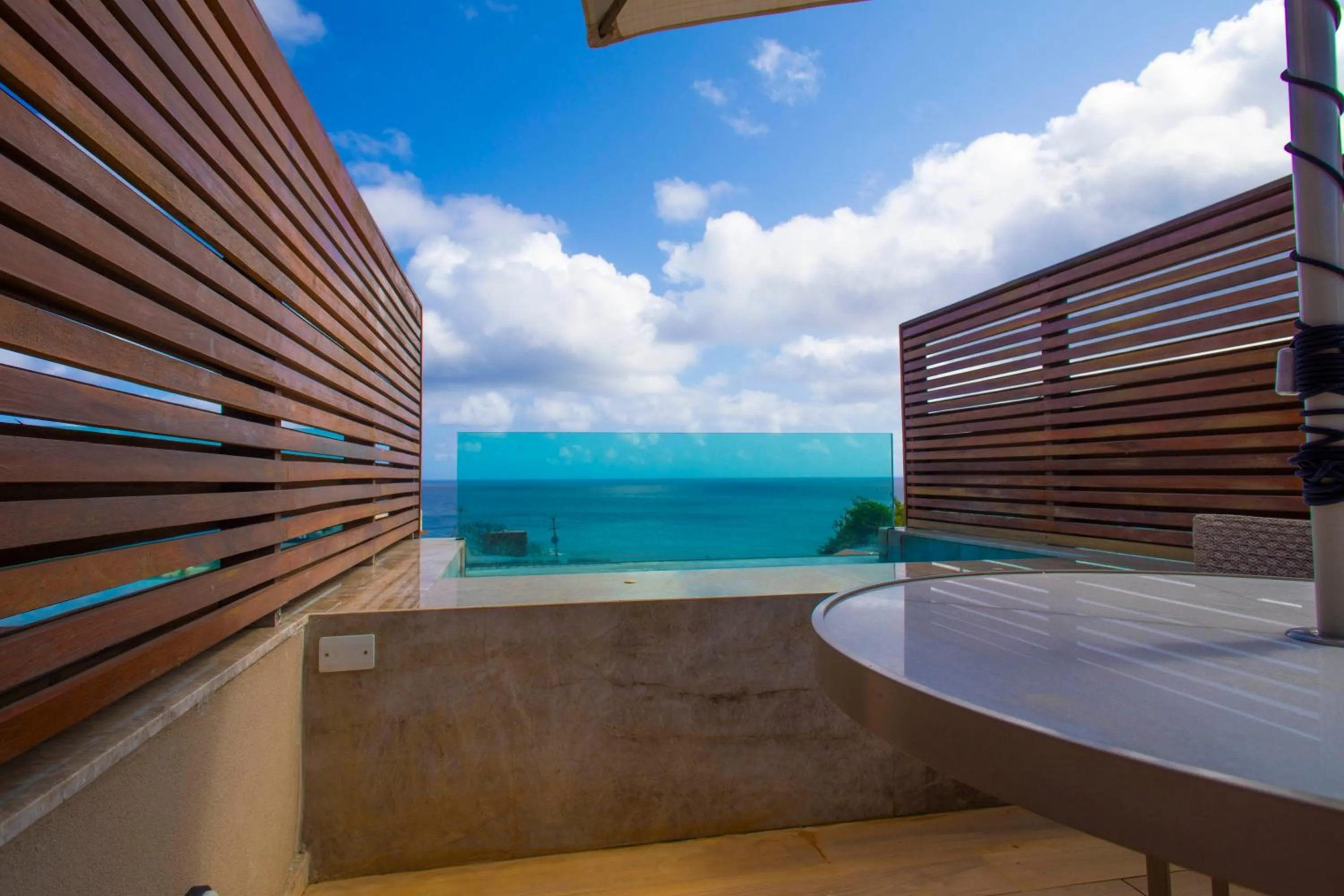 Pool view in POUSADA DO MIRANTE