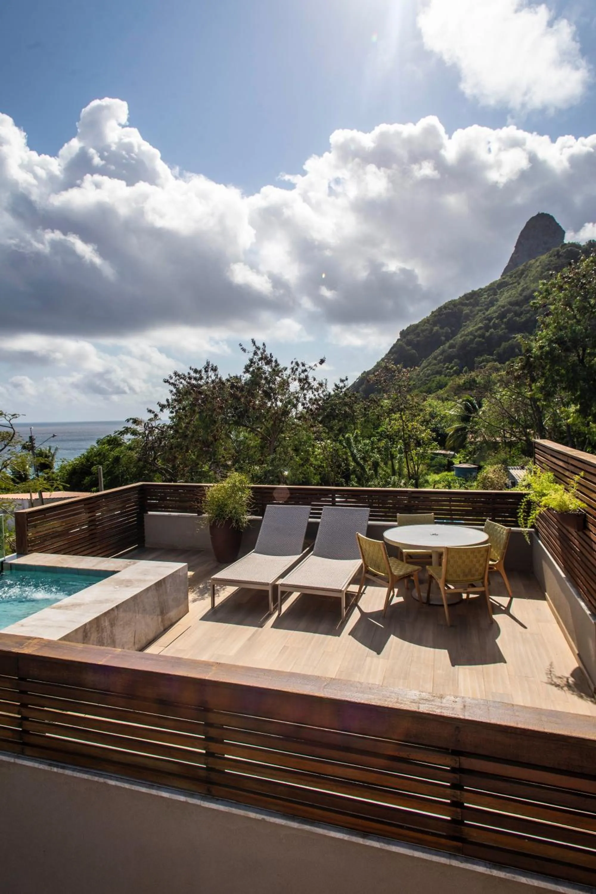 Pool view in POUSADA DO MIRANTE