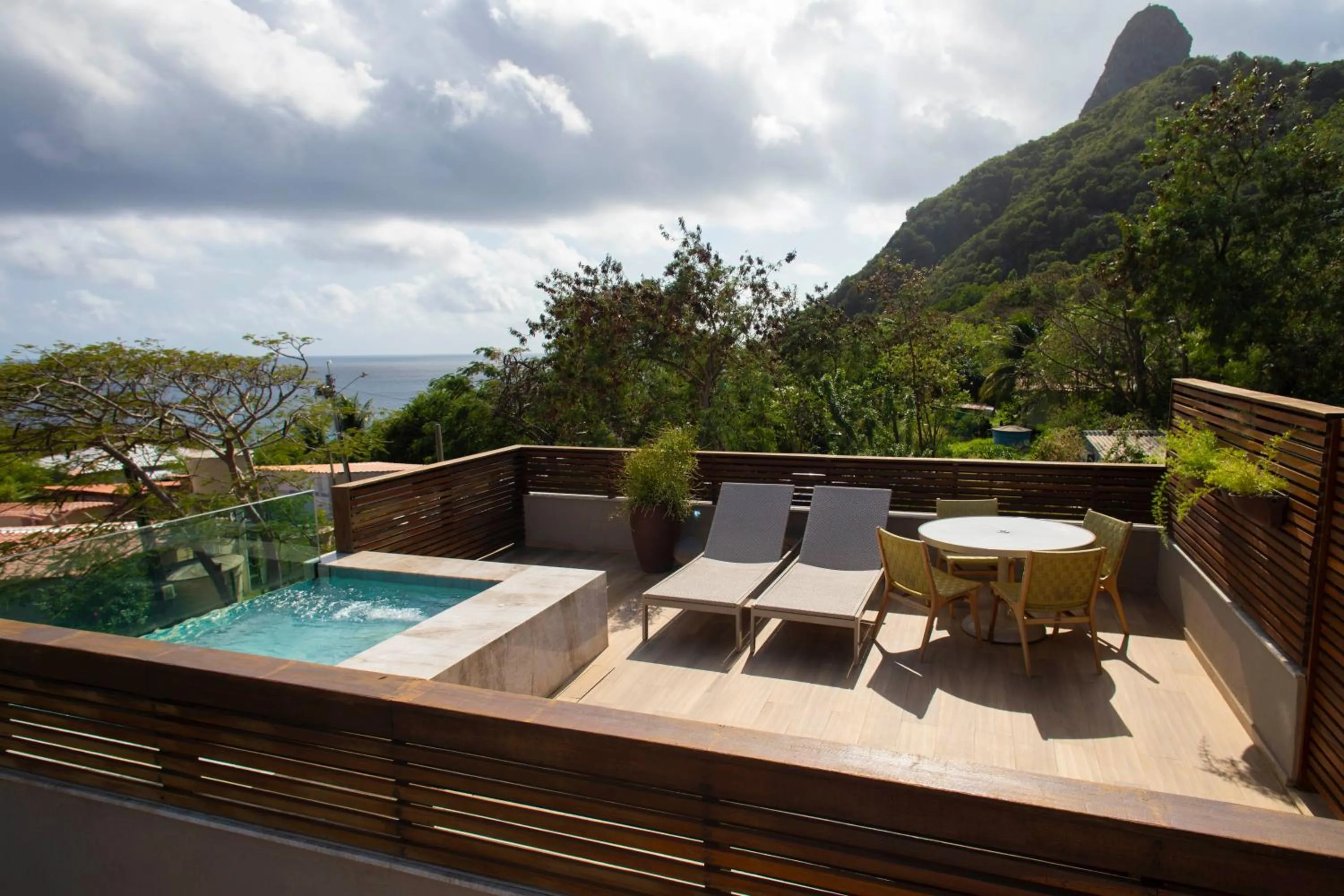 Pool view in POUSADA DO MIRANTE