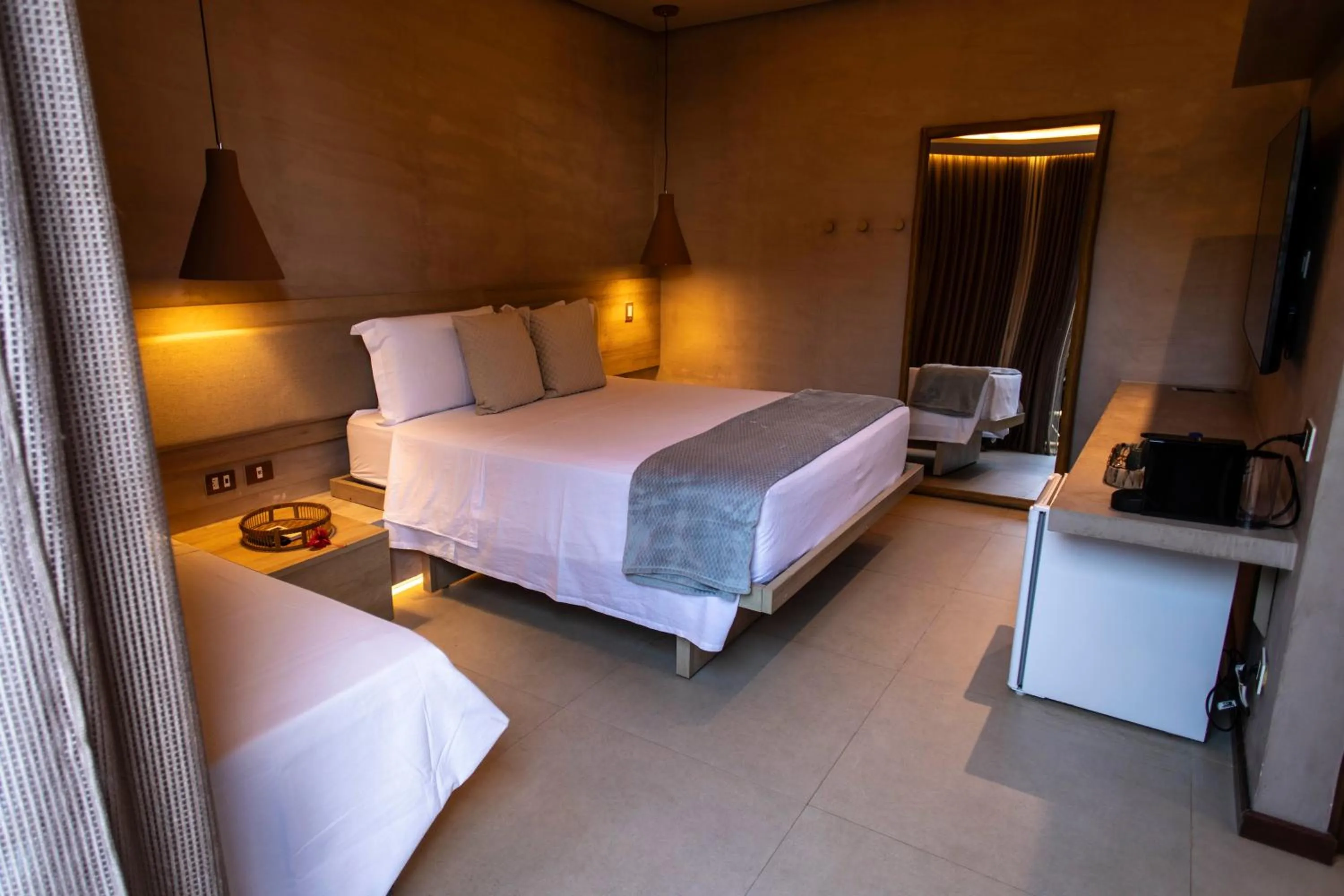 Bed in POUSADA DO MIRANTE