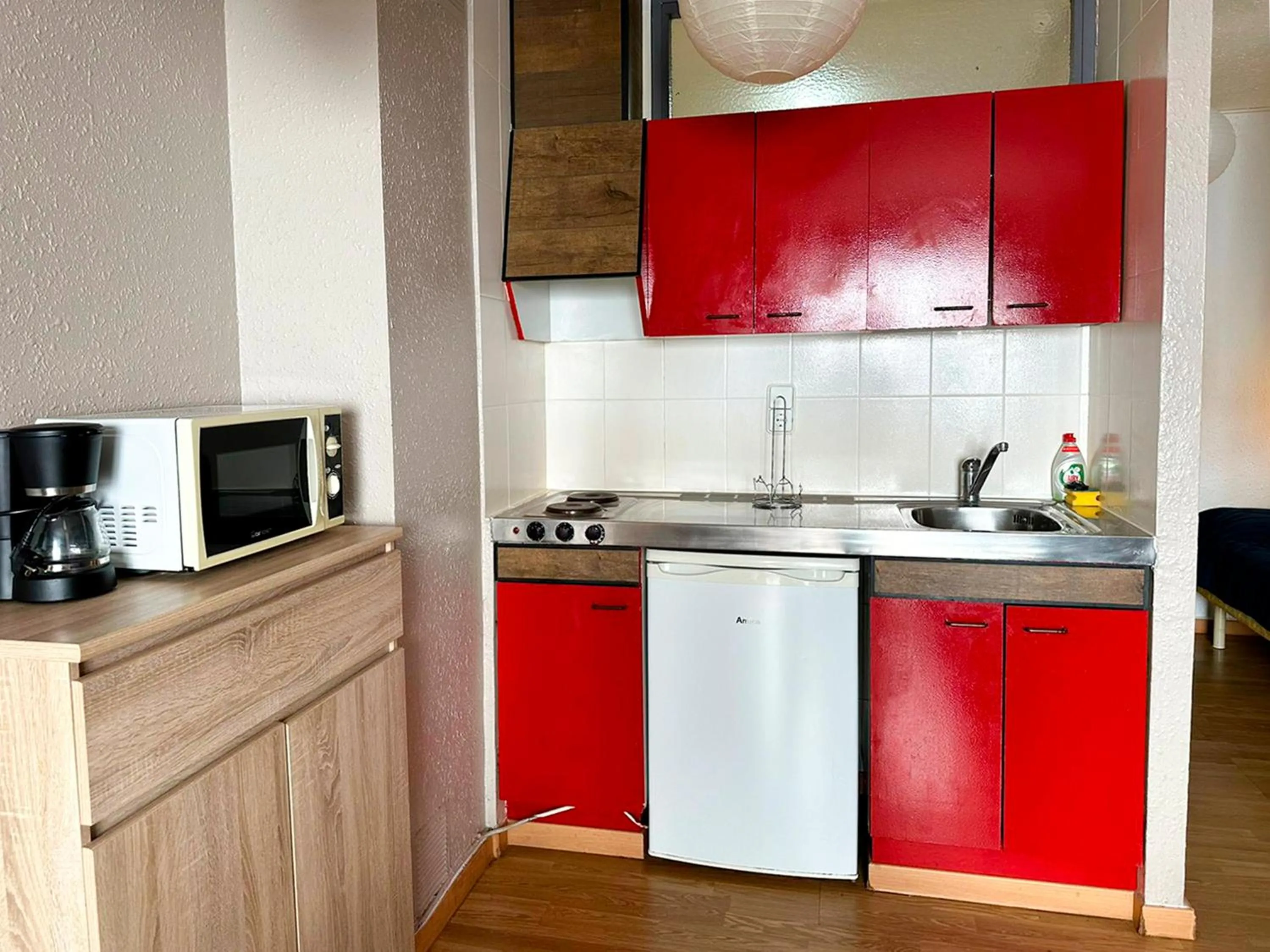Kitchen or kitchenette in Apartamentos Solaris 3000