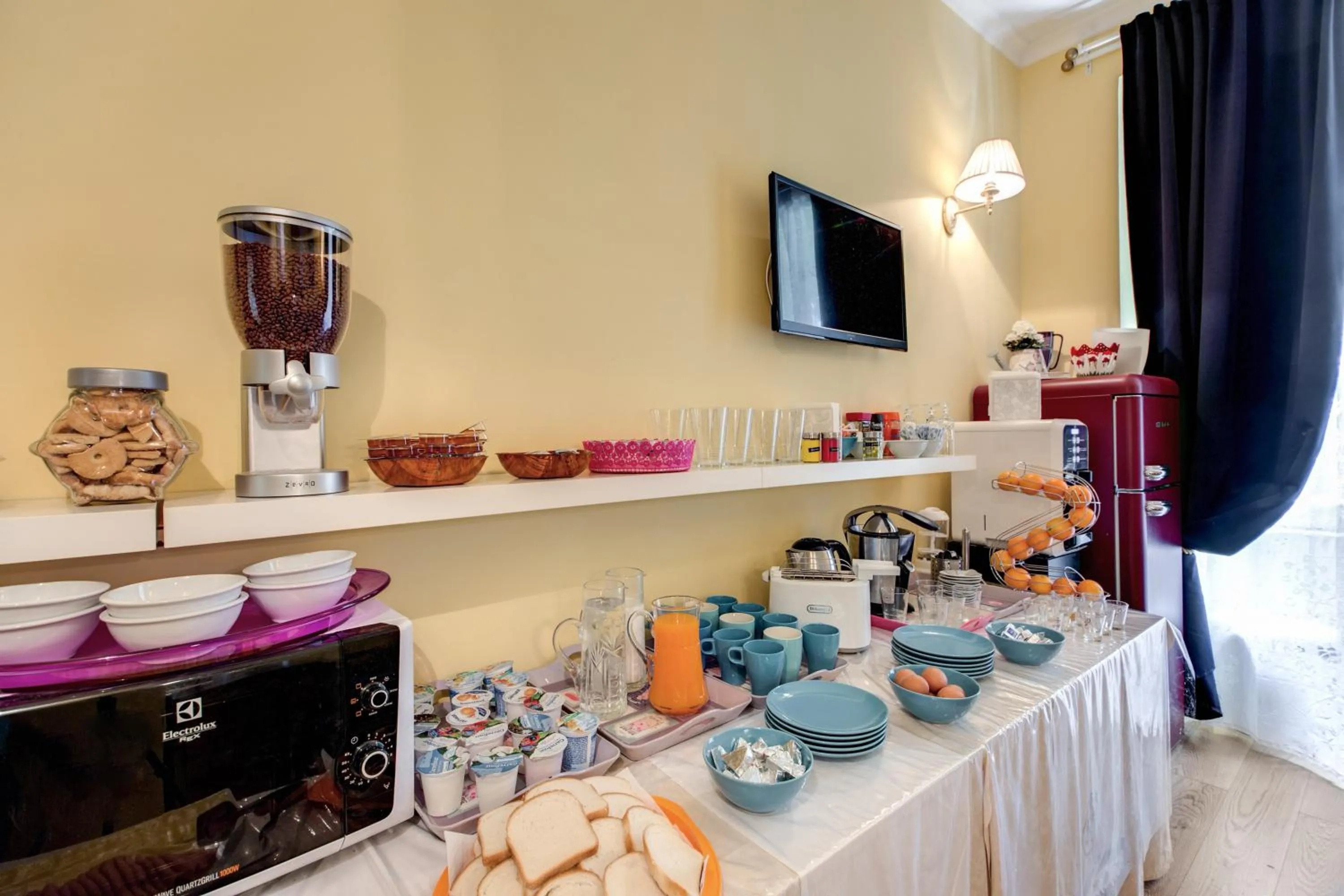 Food and drinks in La Reggia dei Principi