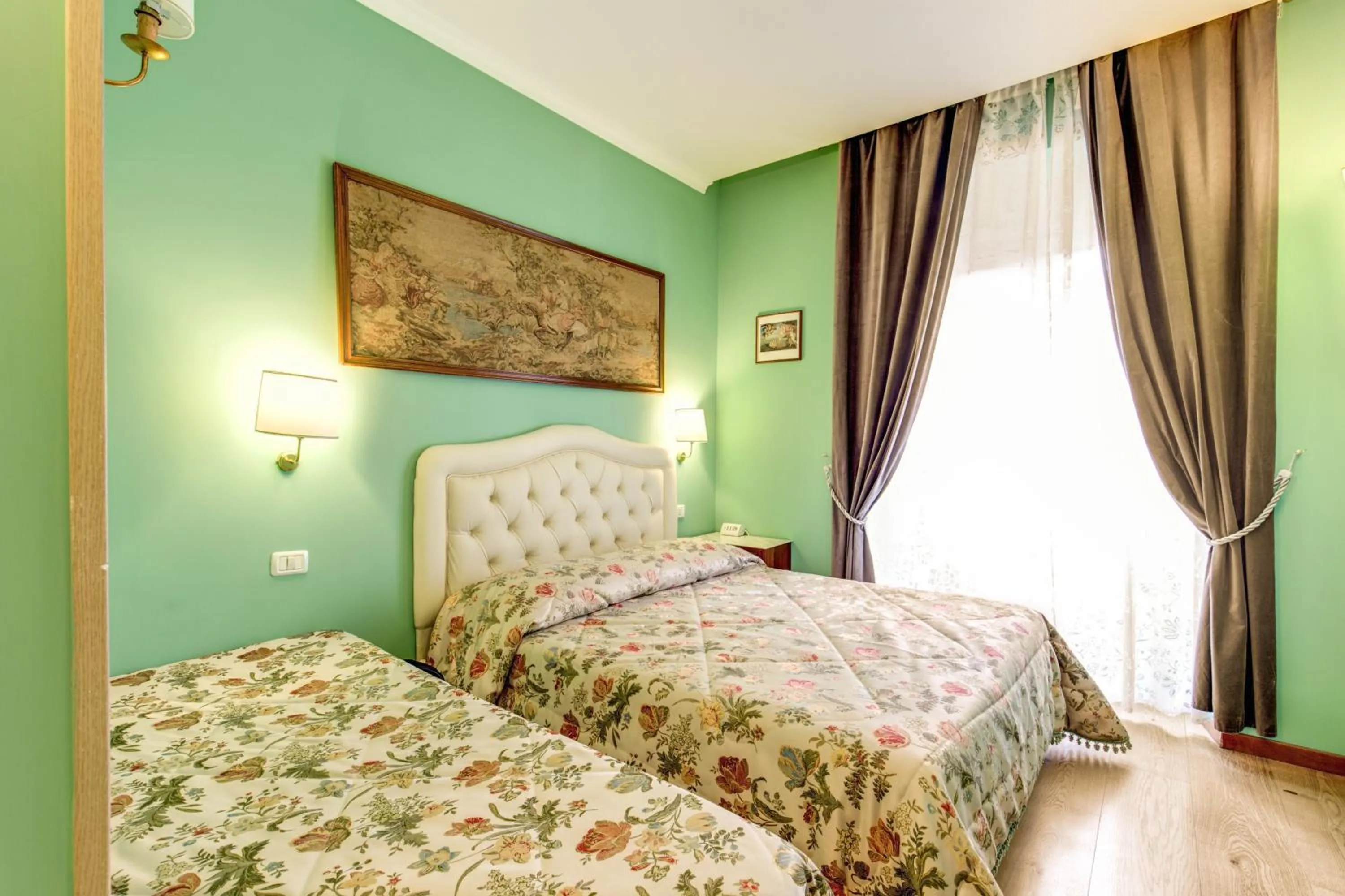 Decorative detail, Bed in La Reggia dei Principi