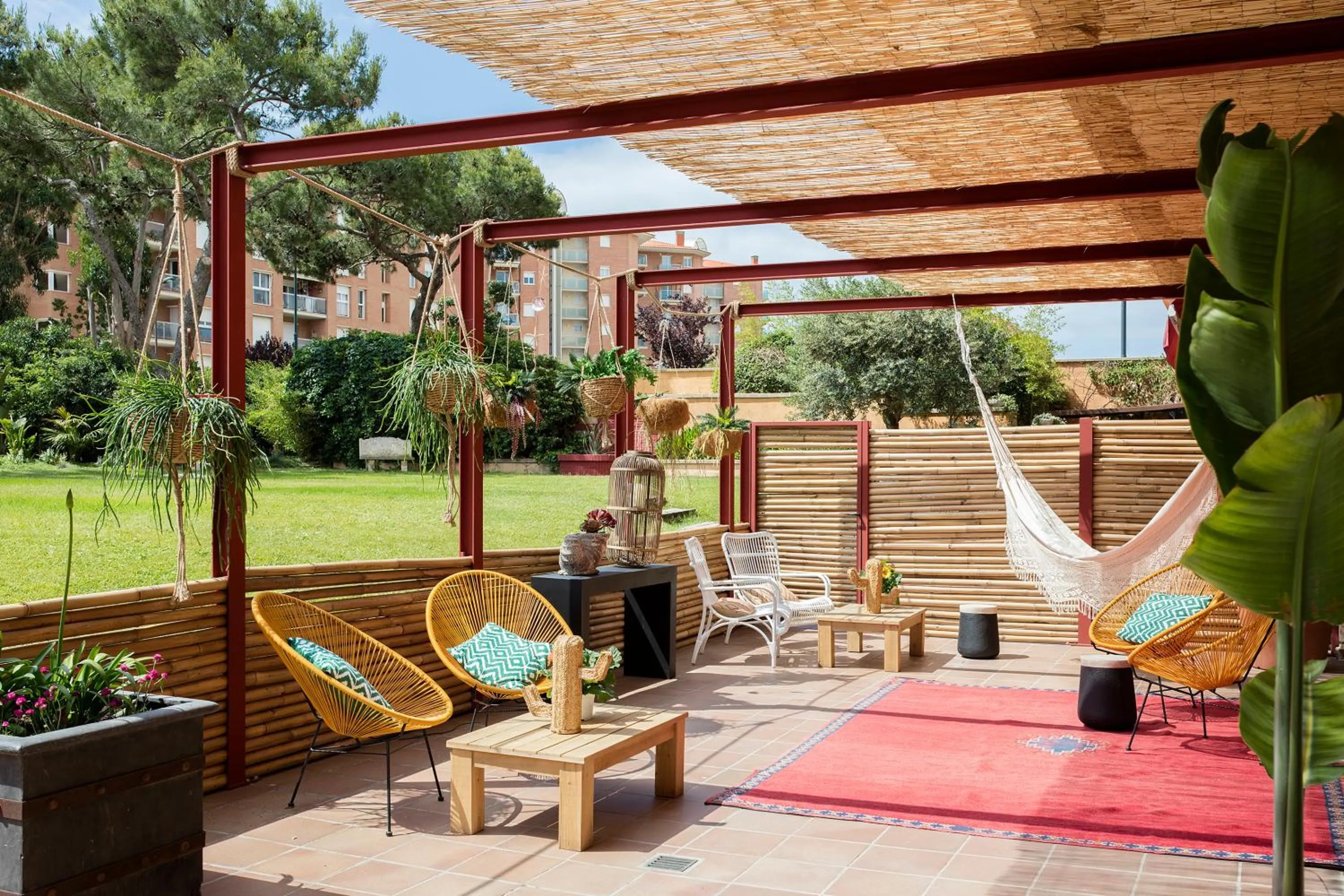 Patio in Luna Park Hotel Yoga & Spa