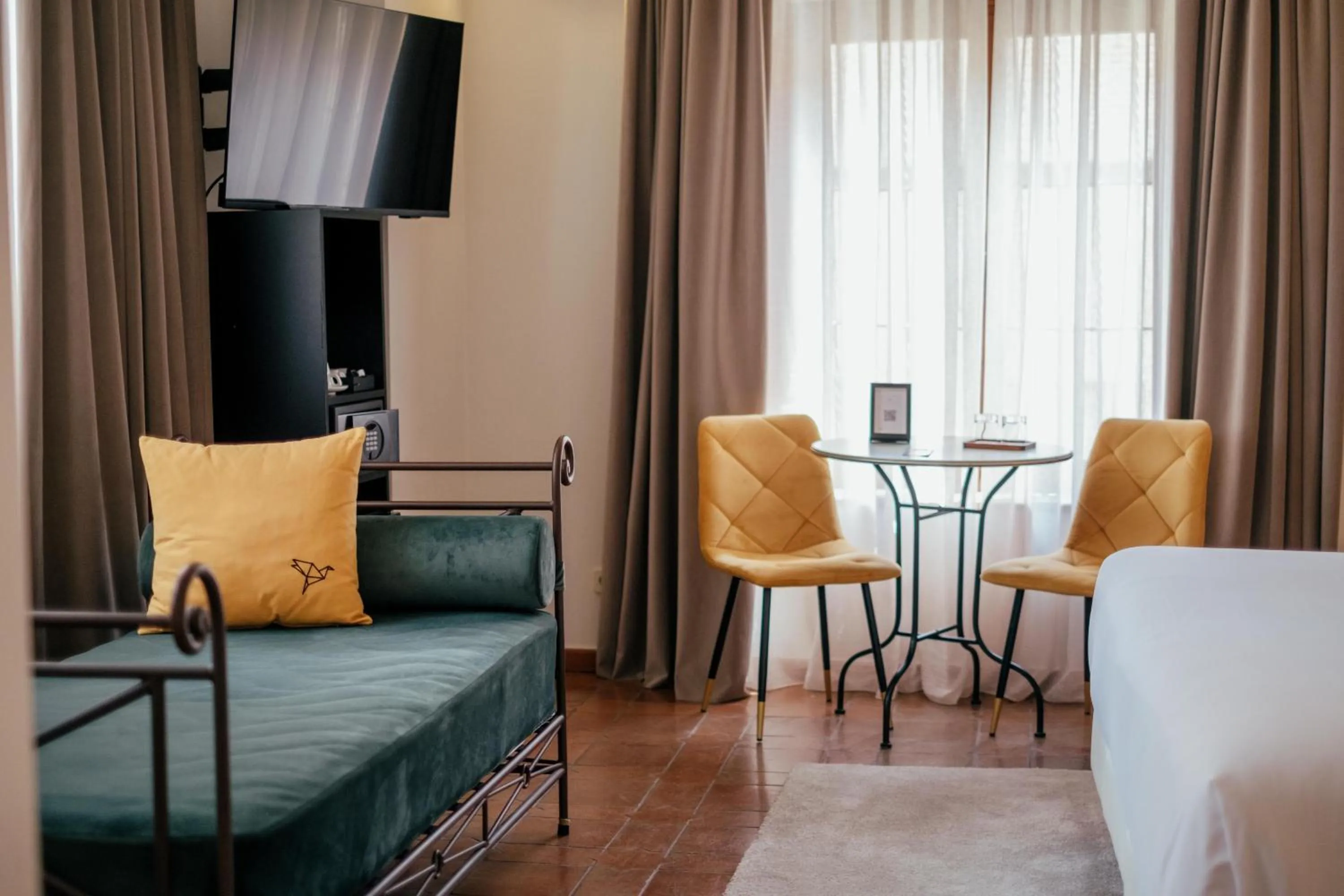 Bed in Hotel Cetina Palacio Ayala Berganza