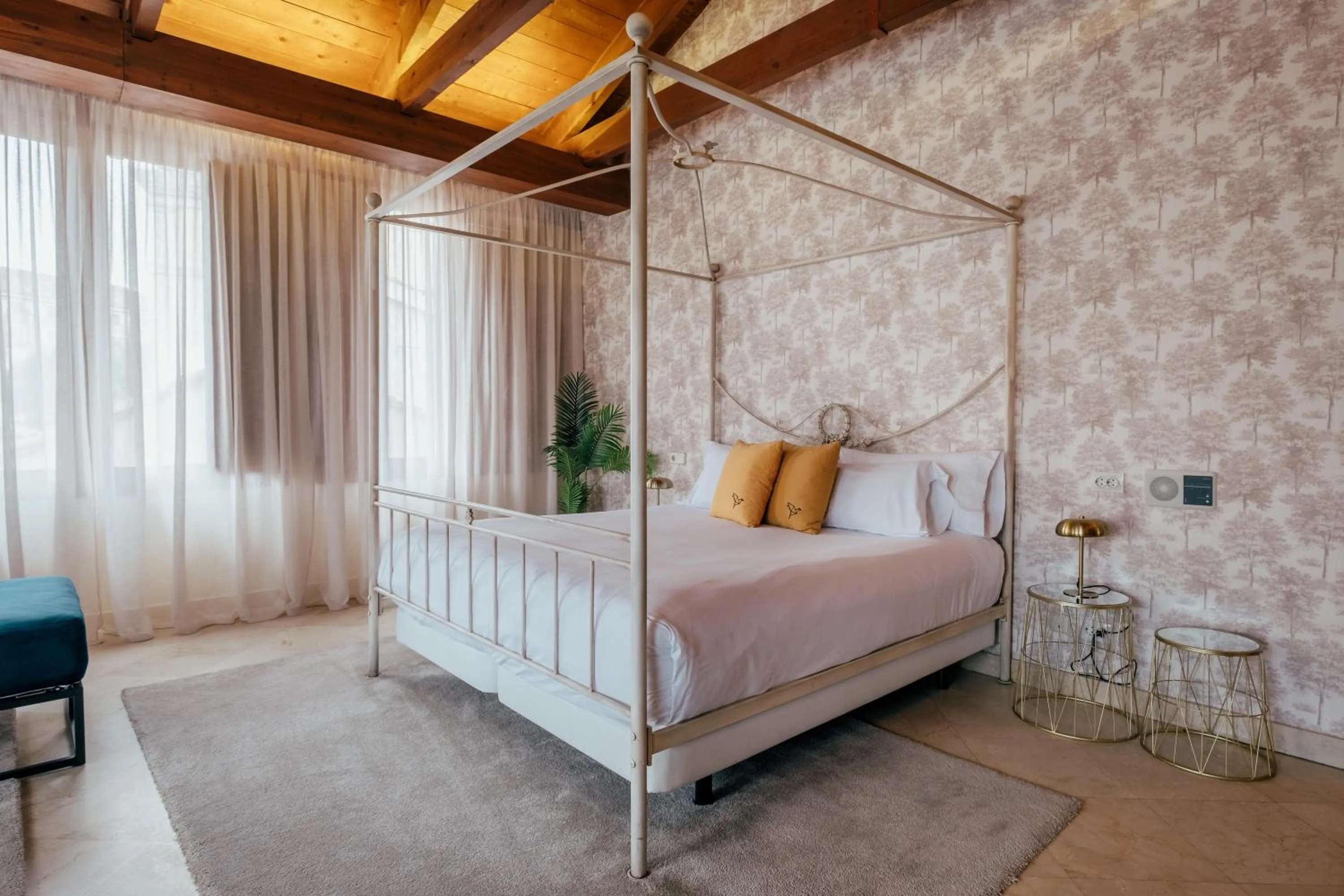 Bed in Hotel Cetina Palacio Ayala Berganza