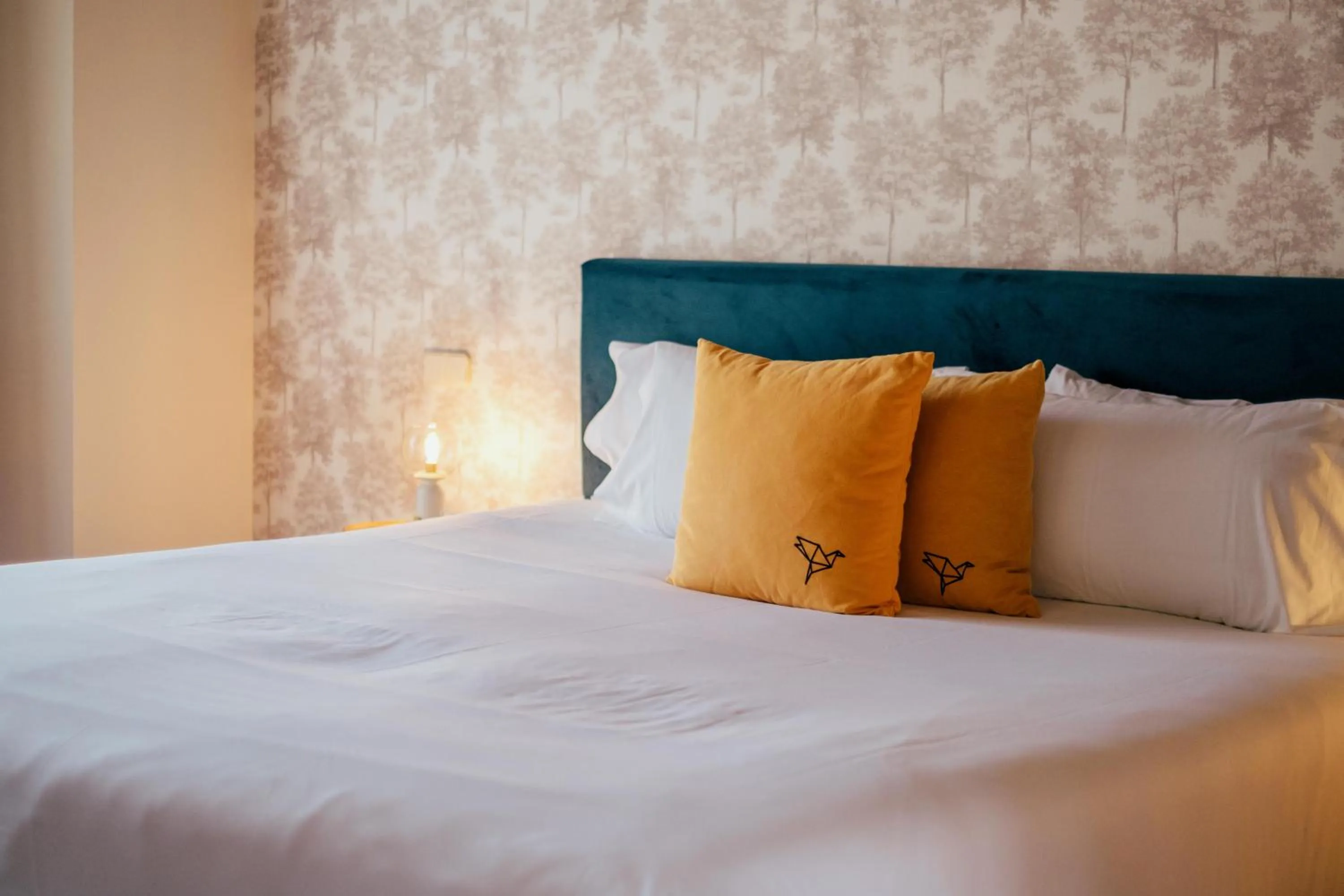 Bed in Hotel Cetina Palacio Ayala Berganza