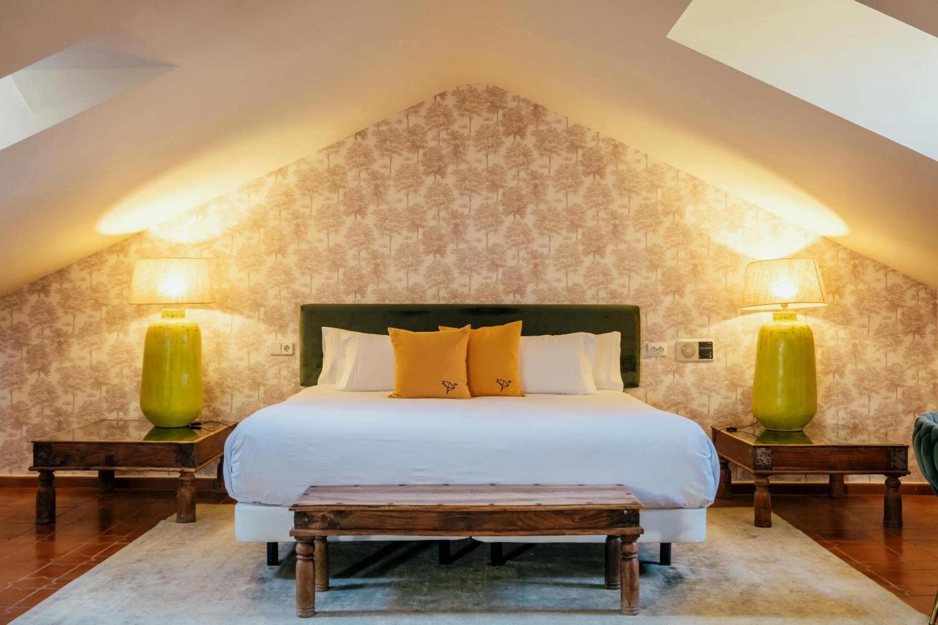 Bed in Hotel Cetina Palacio Ayala Berganza