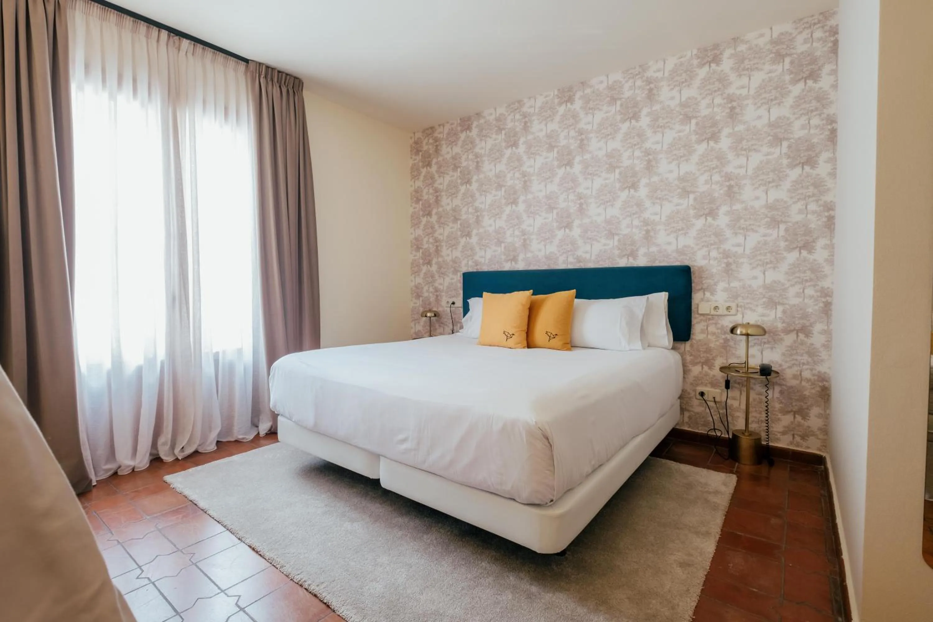 Bed in Hotel Cetina Palacio Ayala Berganza