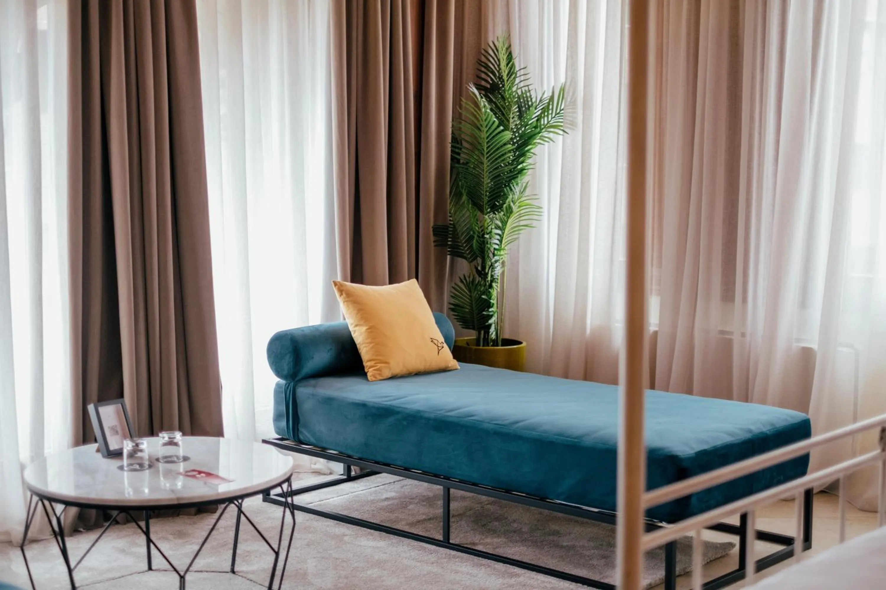 Bed in Hotel Cetina Palacio Ayala Berganza