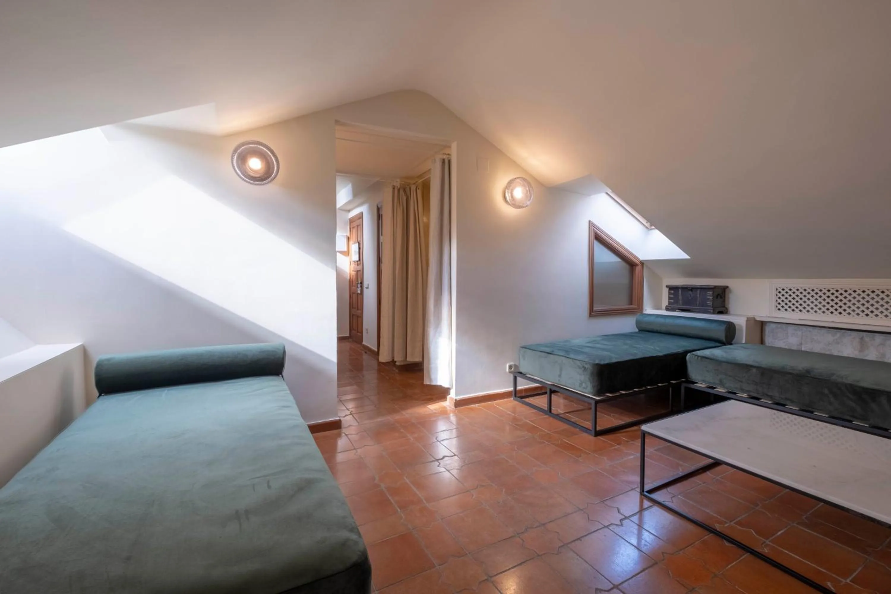 Bed in Hotel Cetina Palacio Ayala Berganza