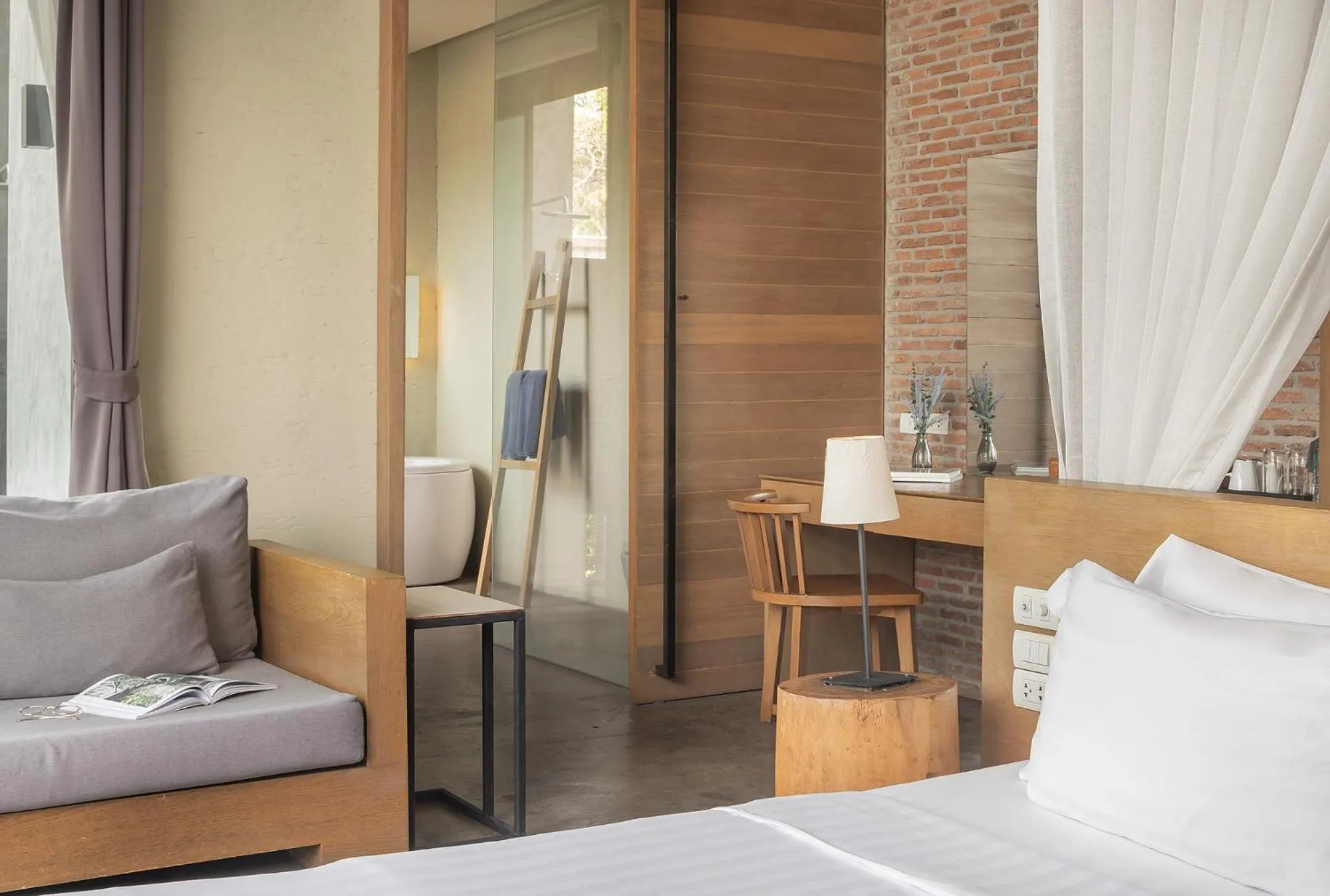 Seating area, Bed in Sunday Sea Two Pool Villa Pattaya