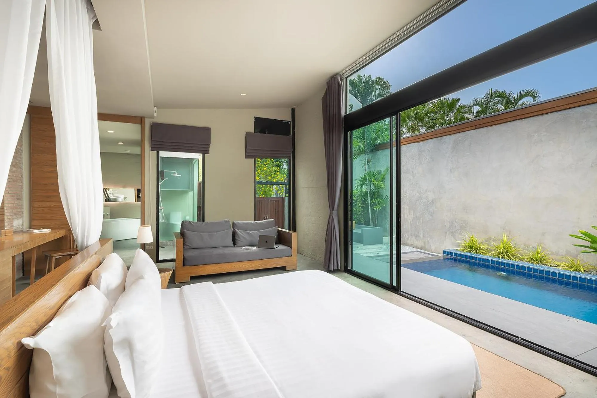 Bedroom, Bed in Sunday Sea Two Pool Villa Pattaya
