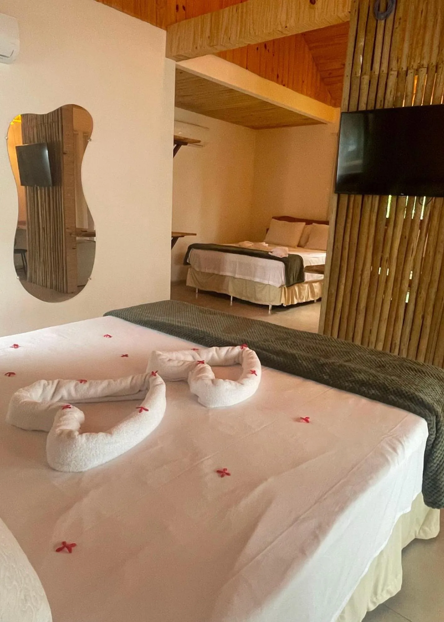 Bed in Pousada Corais do Bitingui