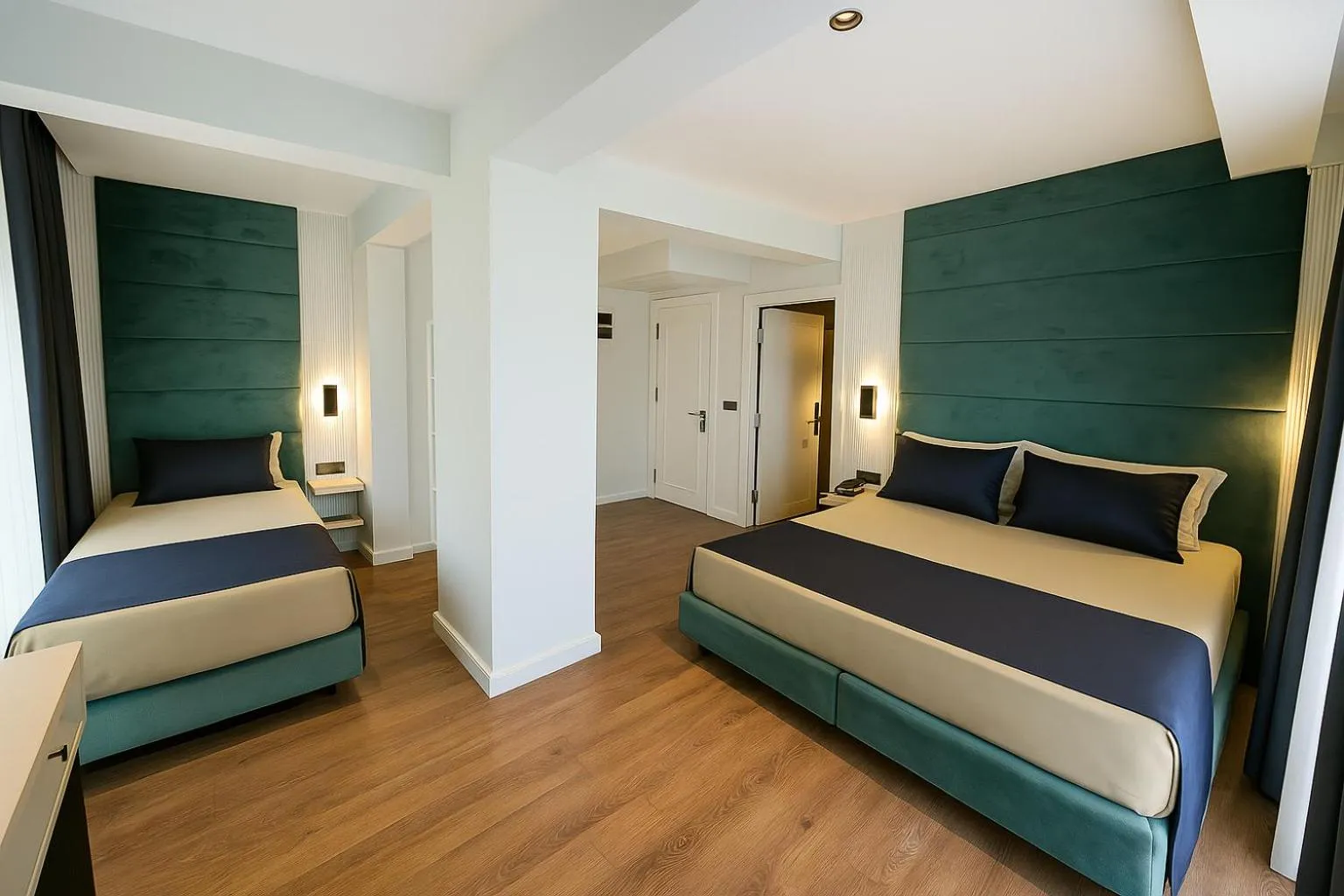 Bed in AXU AIRPORT HOTEL