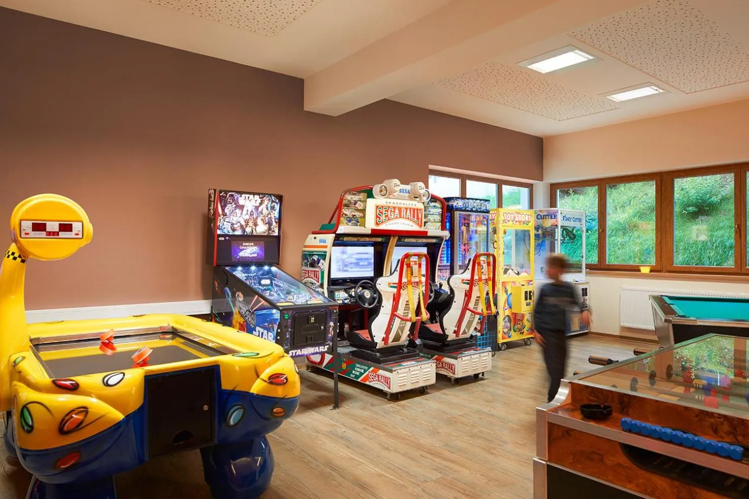 Game Room in Hotel der Wolkensteinbär