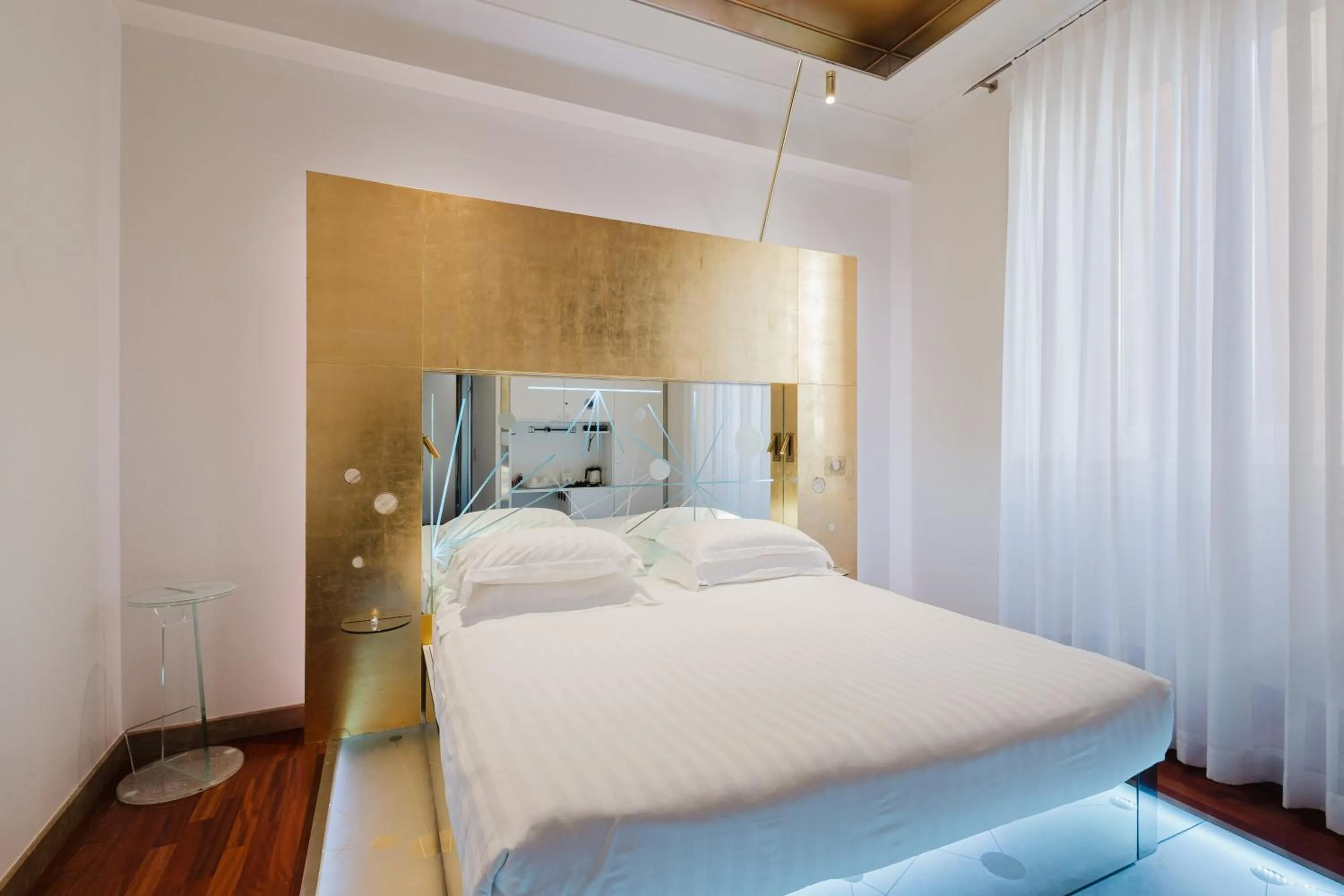 Bed in Hotel Trecento