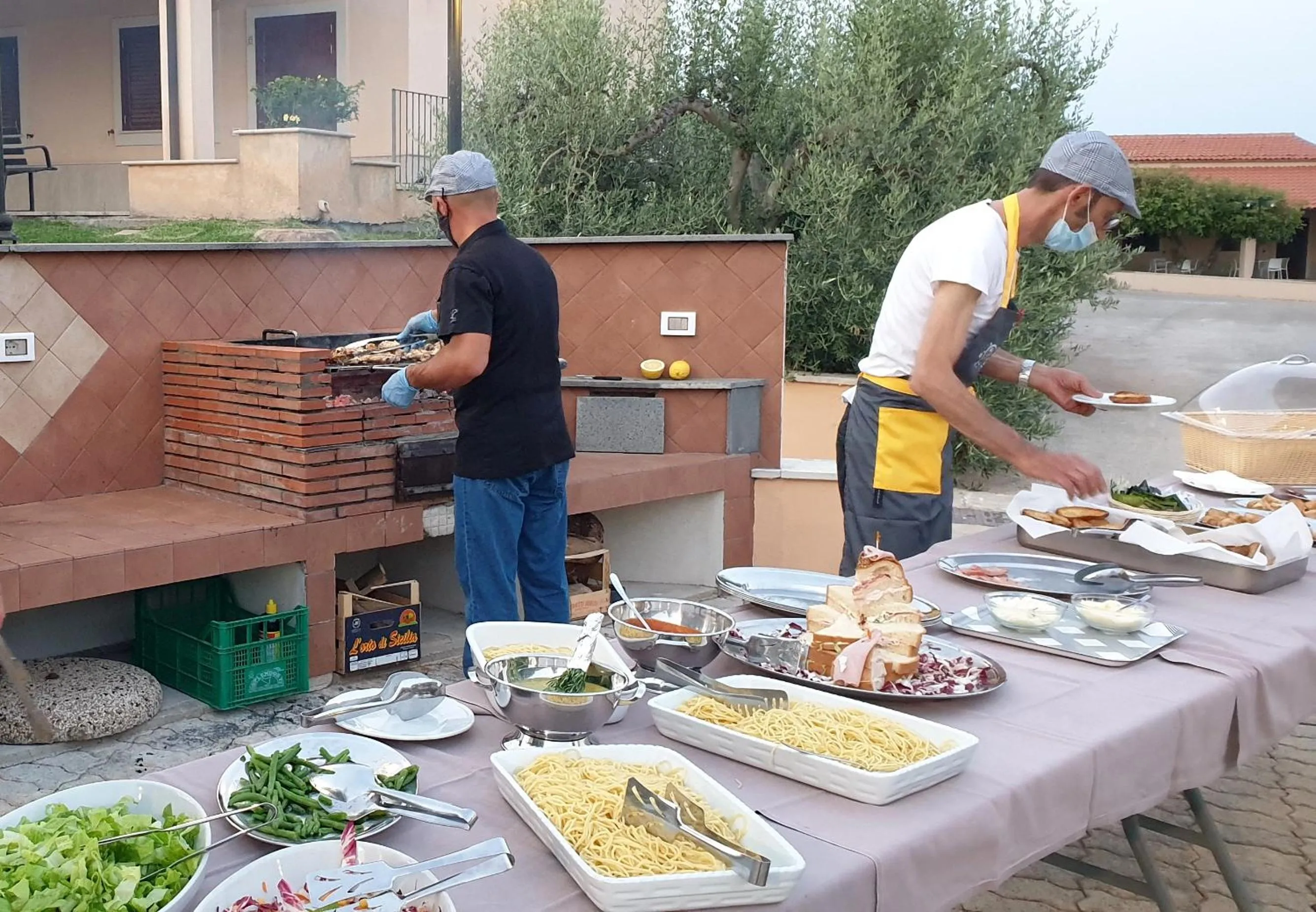 Staff in Kikki Village