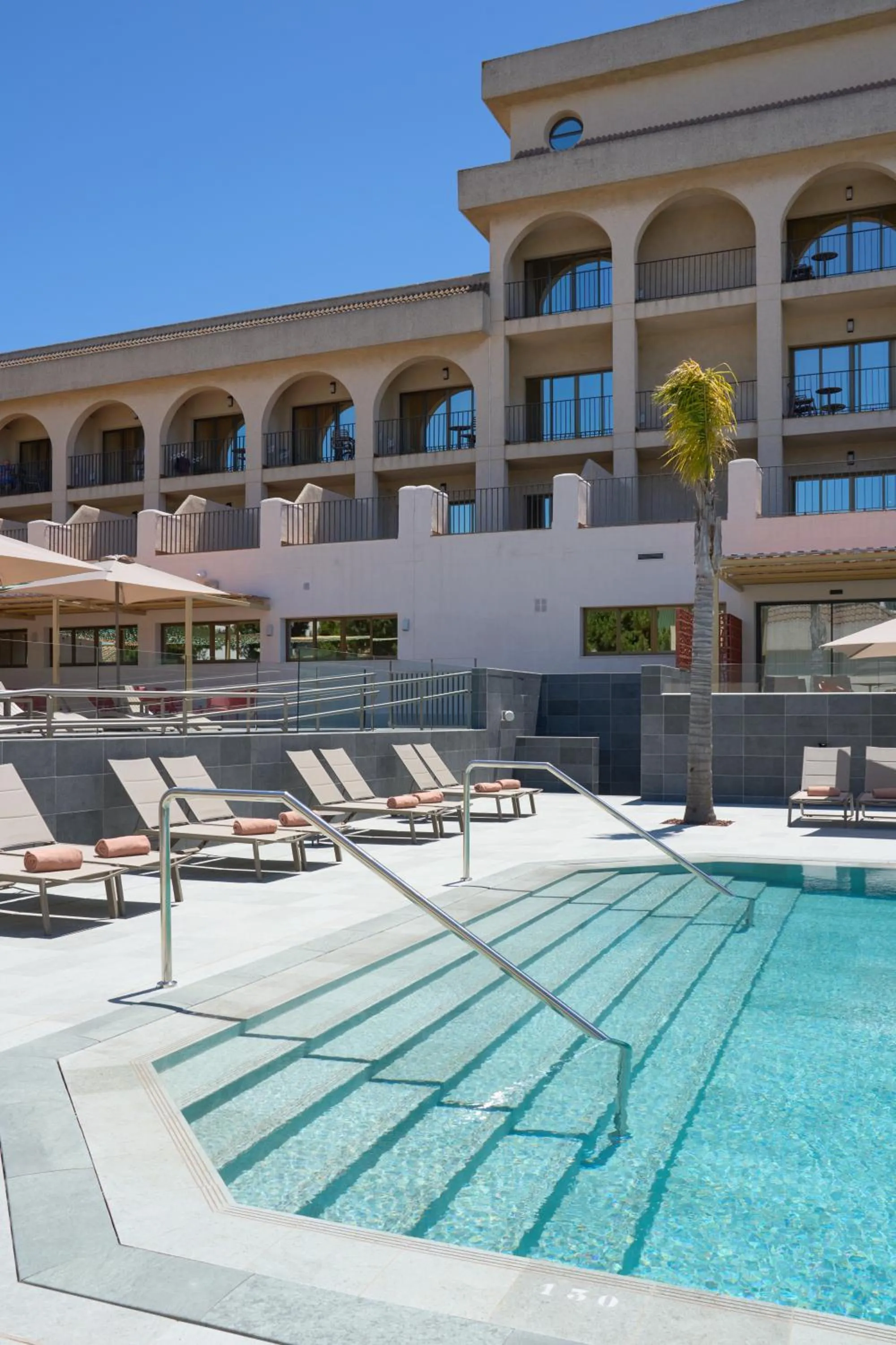 Pool view in Hotel Macià Doñana