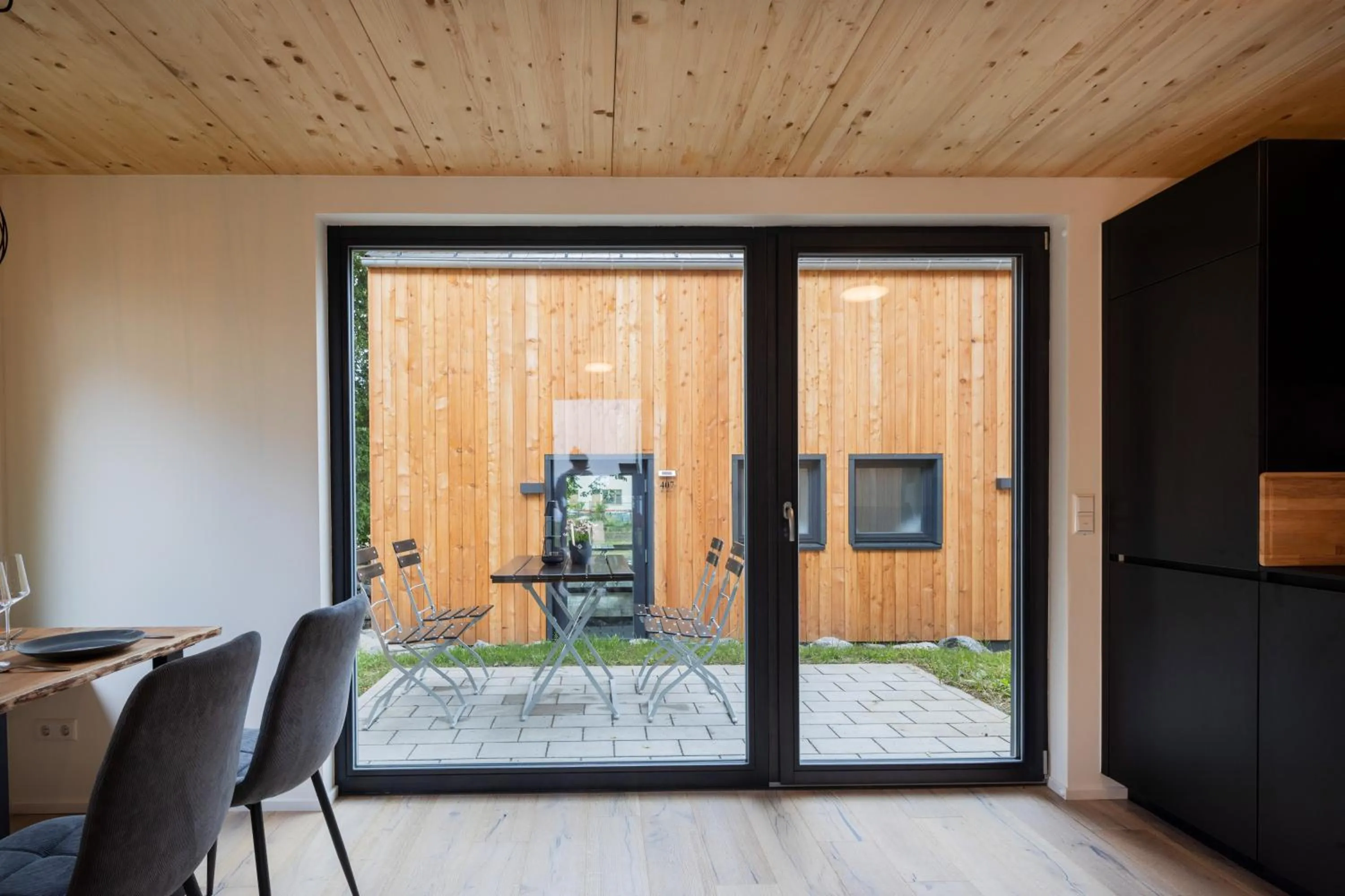 Balcony/Terrace in Reos Hotel Wangen