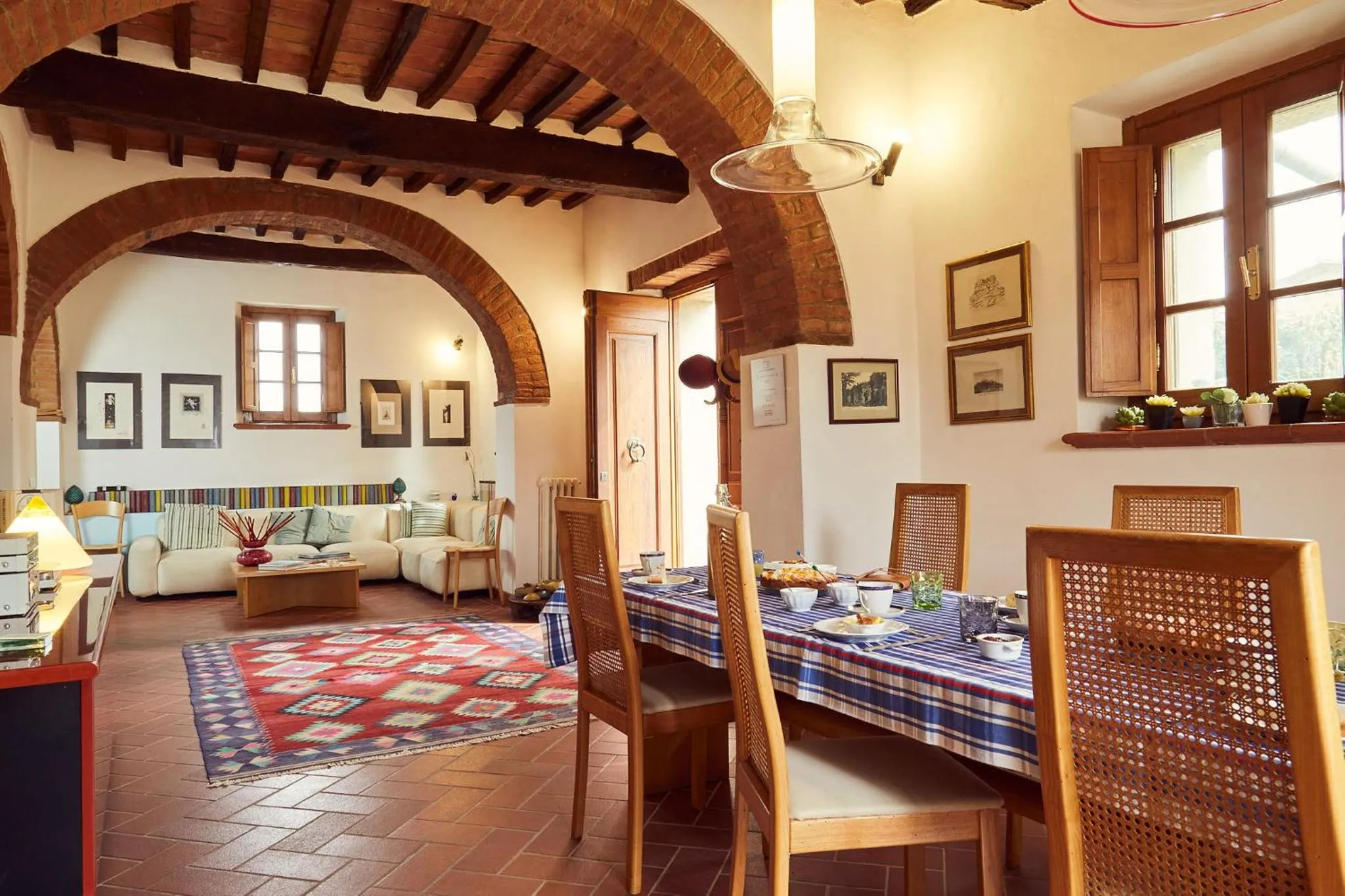 Living room in Affittacamere Maria Gabriella