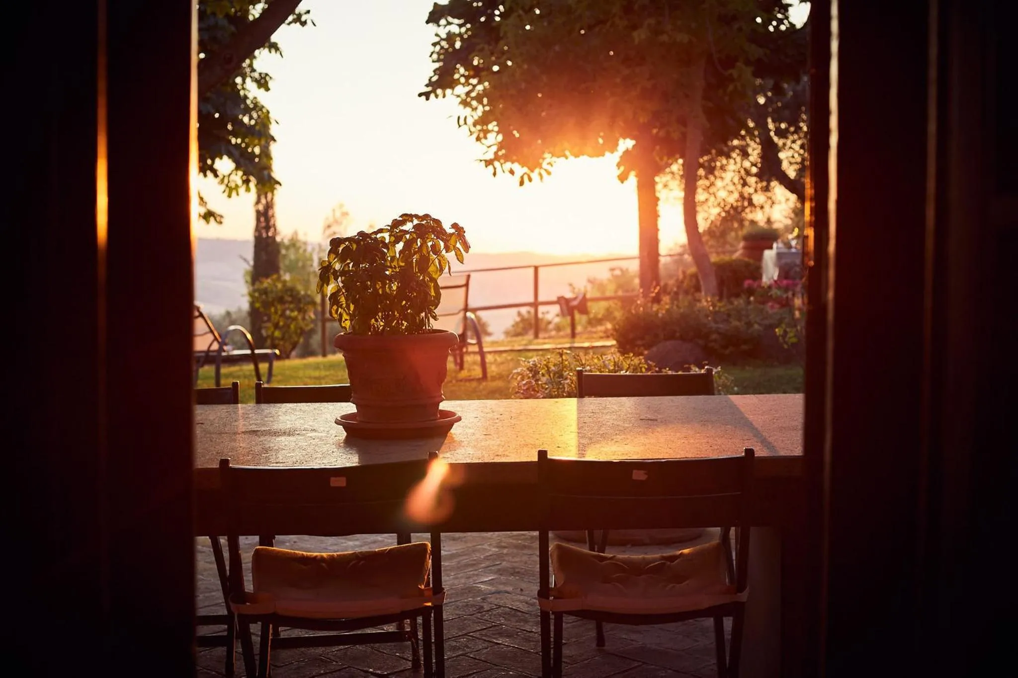 Patio in Affittacamere Maria Gabriella