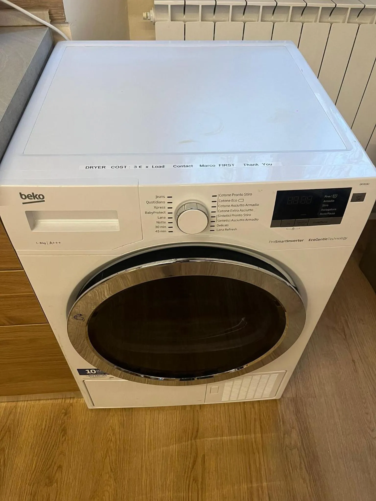 dryer in Marco's Way