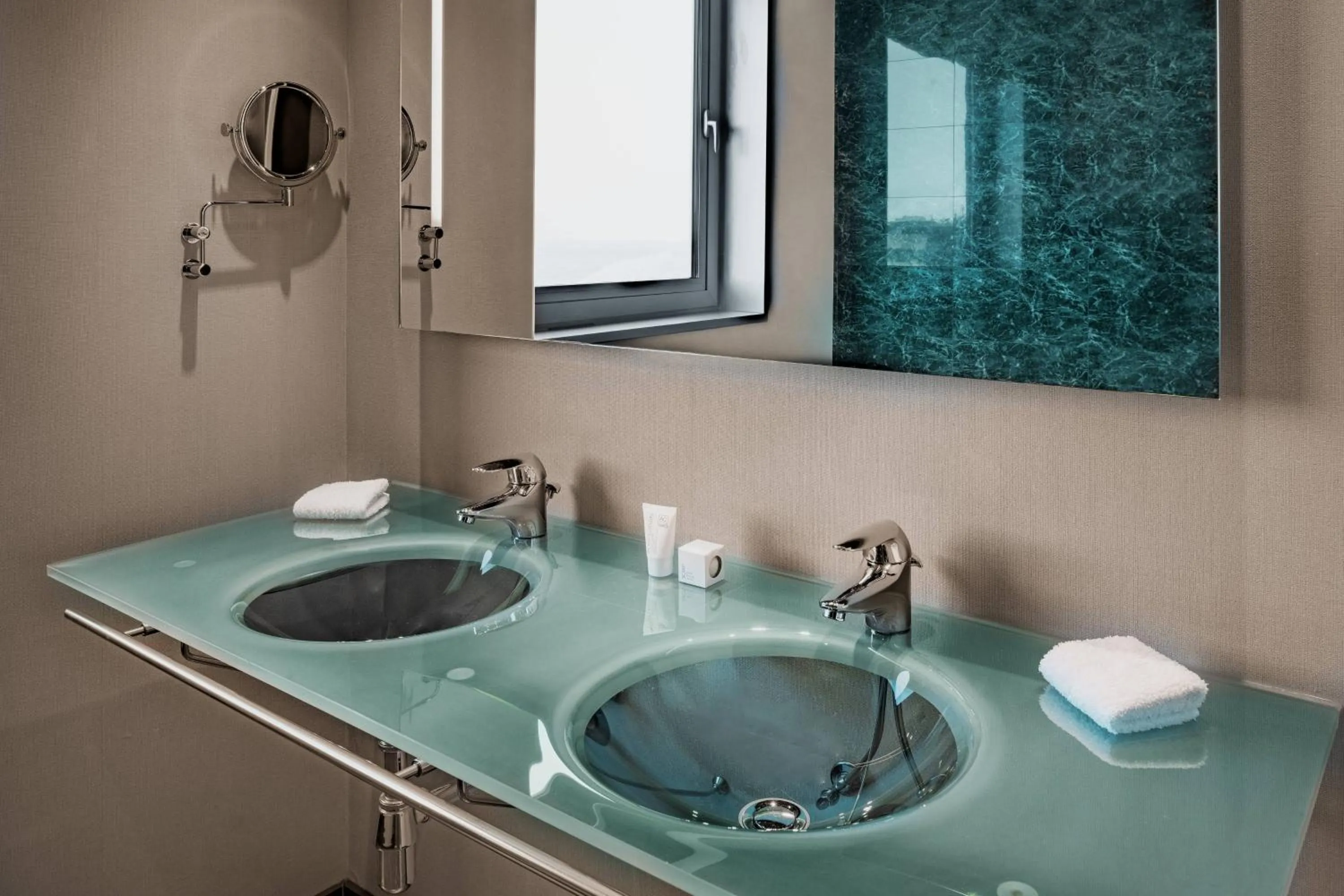 Bathroom in AC Hotel Barcelona Fórum by Marriott