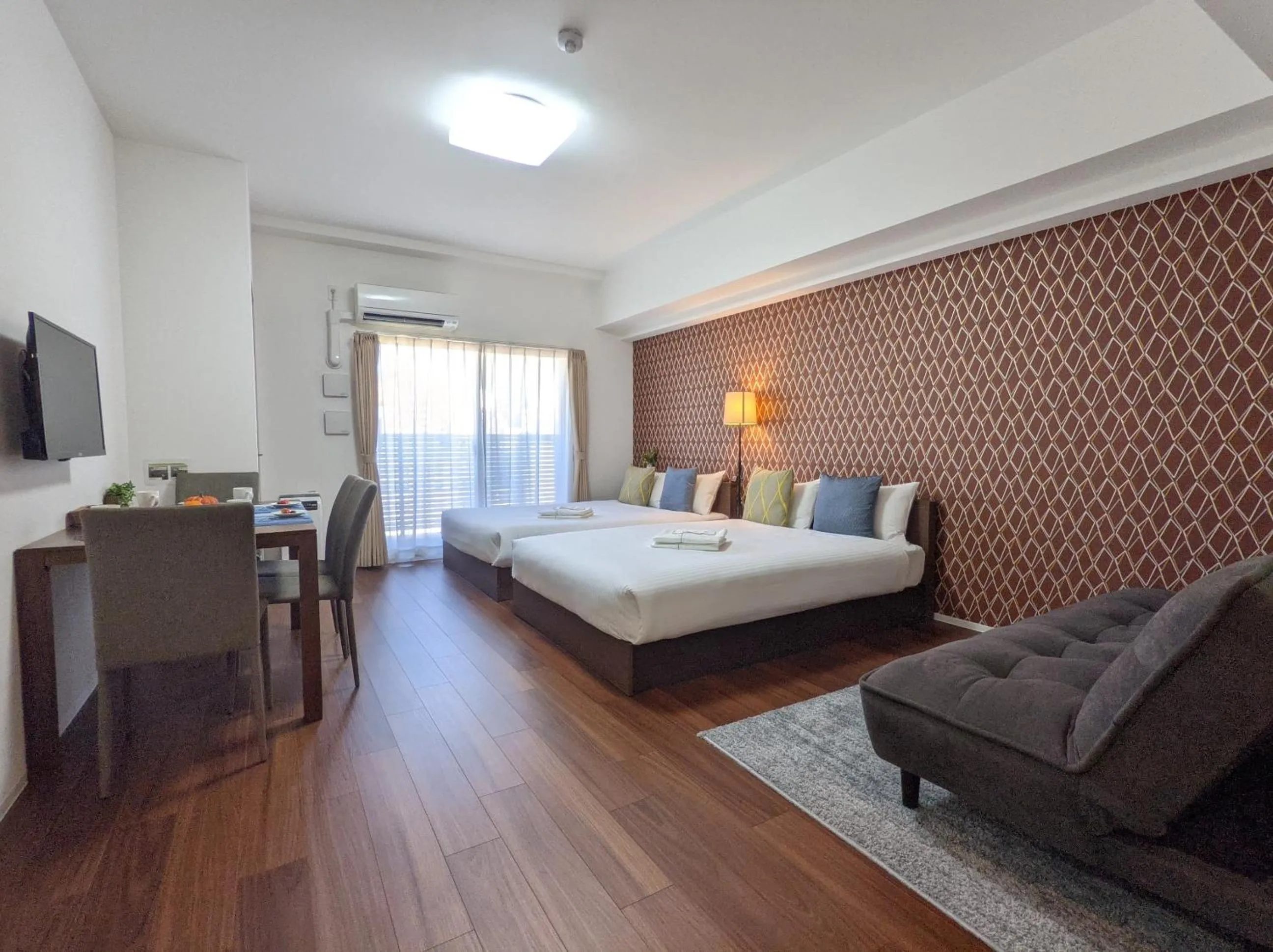 Bed in ESLEAD HOTEL Namba Ebisu West