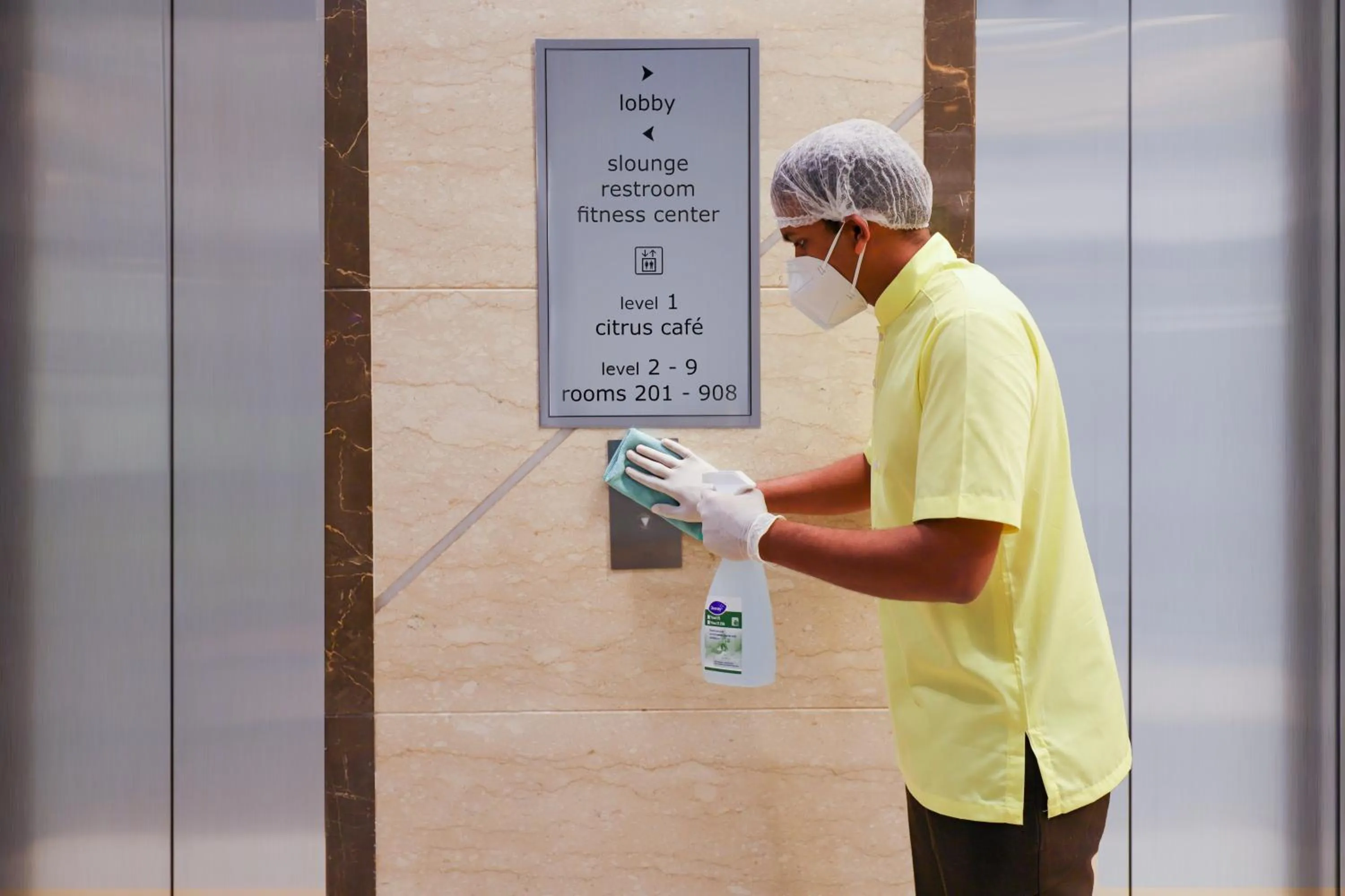 elevator in Lemon Tree Hotel, Kalina BKC, Mumbai