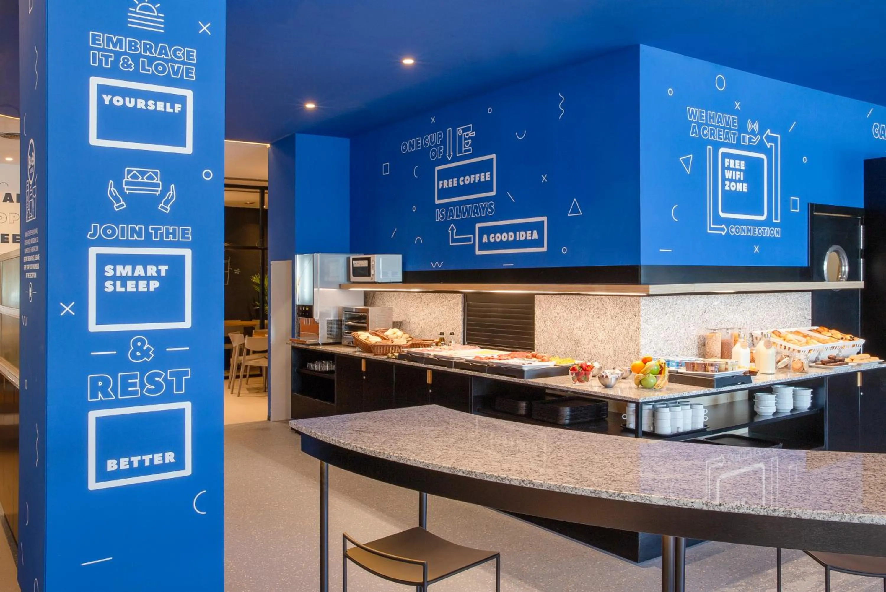 Breakfast in B&B HOTEL Madrid Getafe