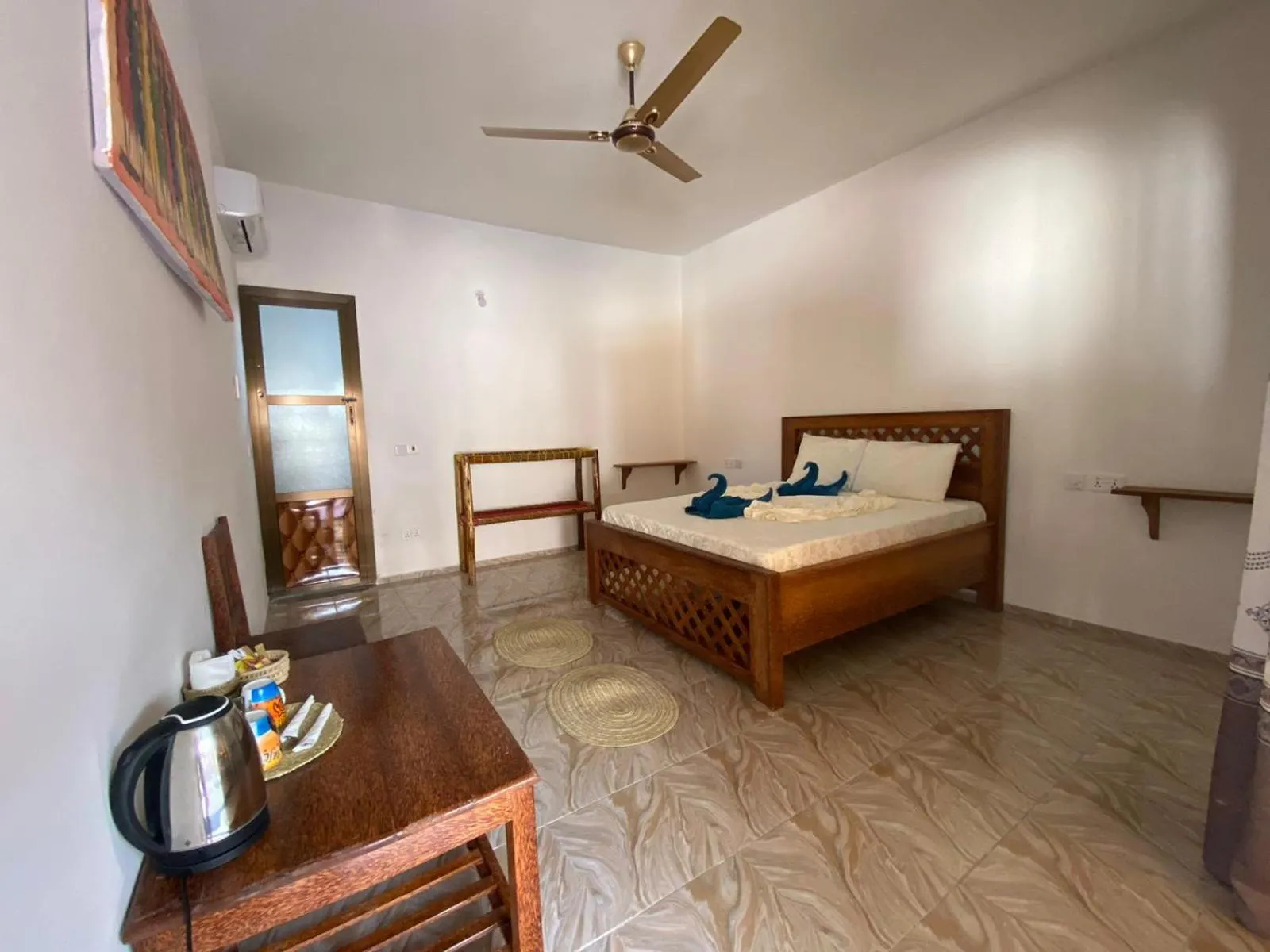 Bed in Amani Hotel Paje