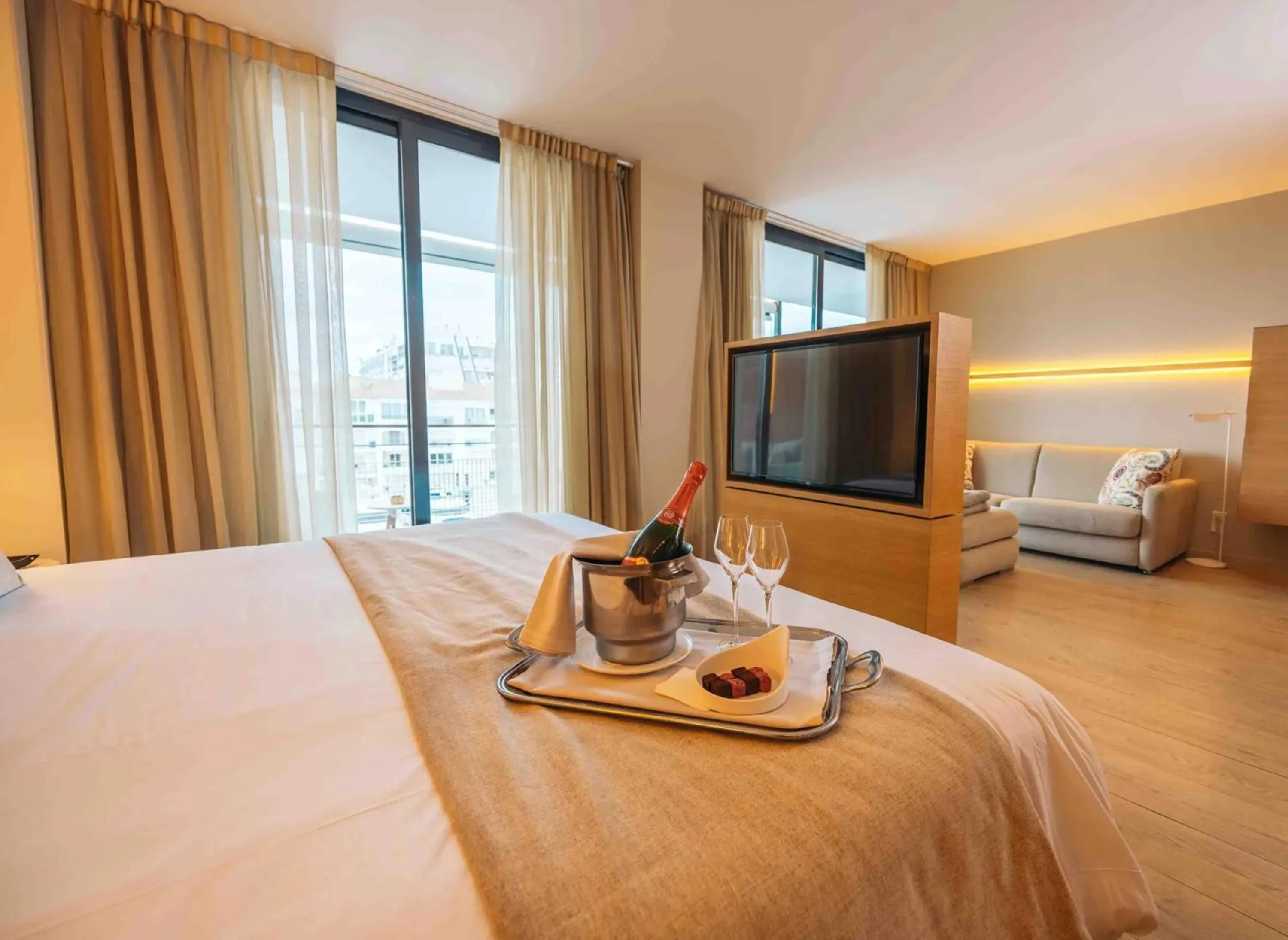 Bed in Hotel Port Salins by Pierre & Vacances