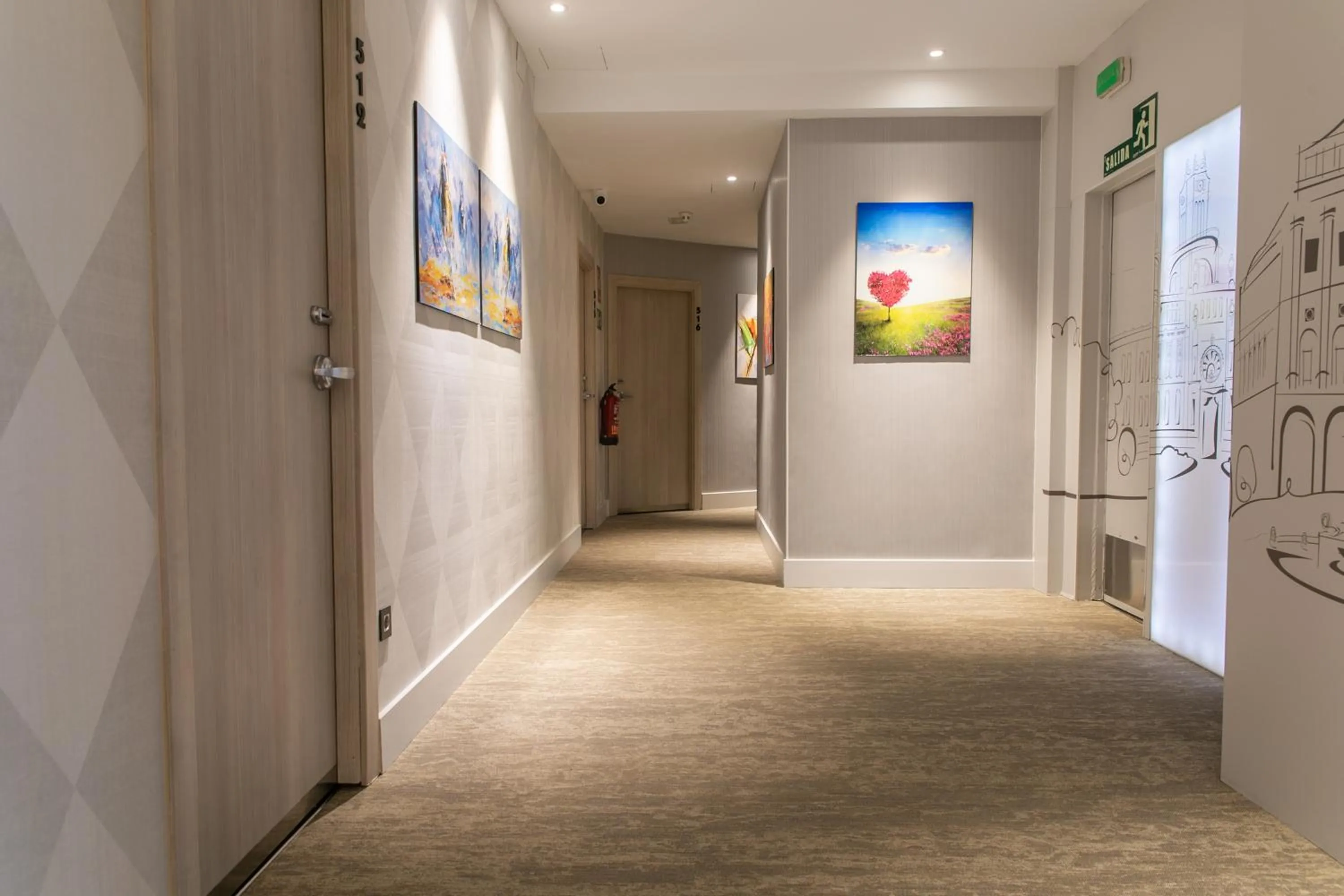 Property building in Hotel Puerta de Toledo