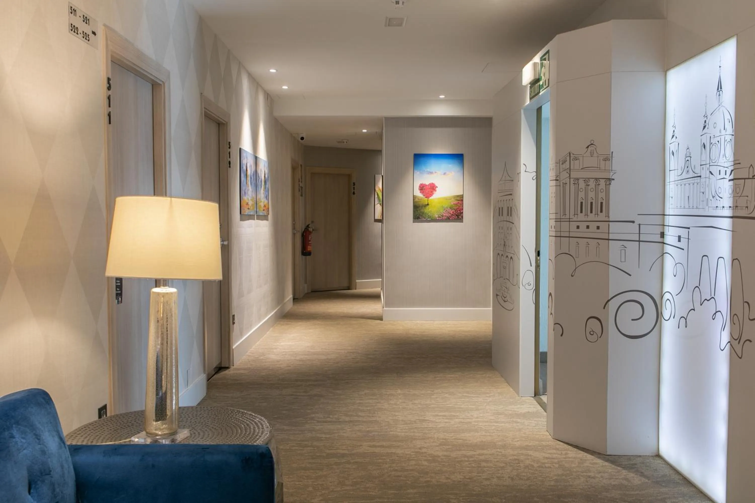 Property building in Hotel Puerta de Toledo