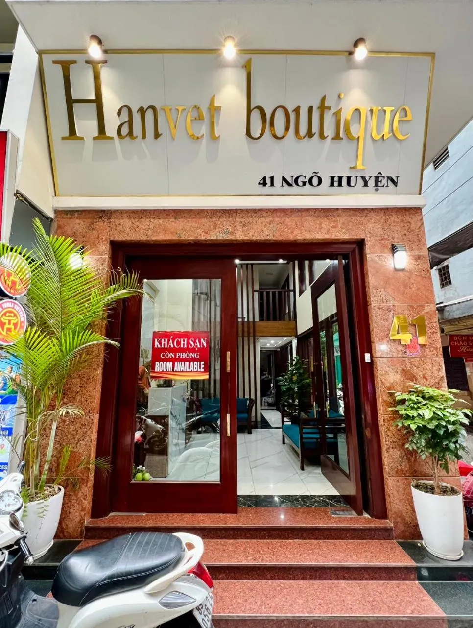 Property logo or sign in Hanvet Boutique Hotel