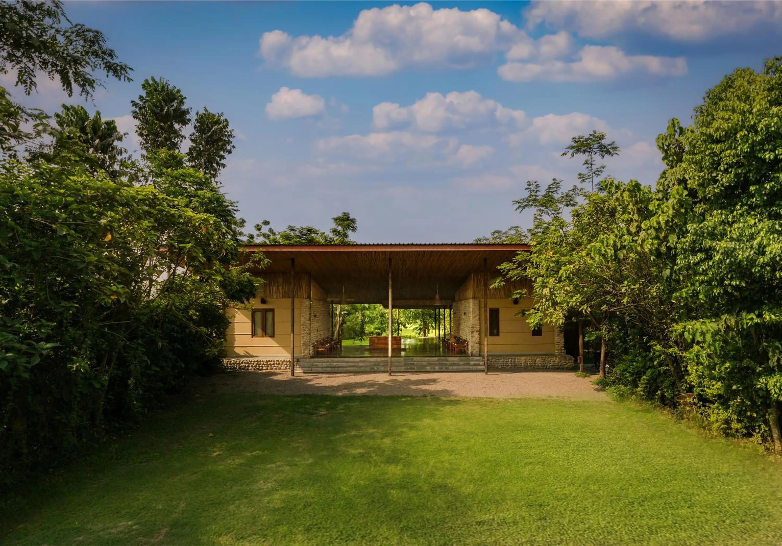 Property building in Sanctuary Chitwan National Park
