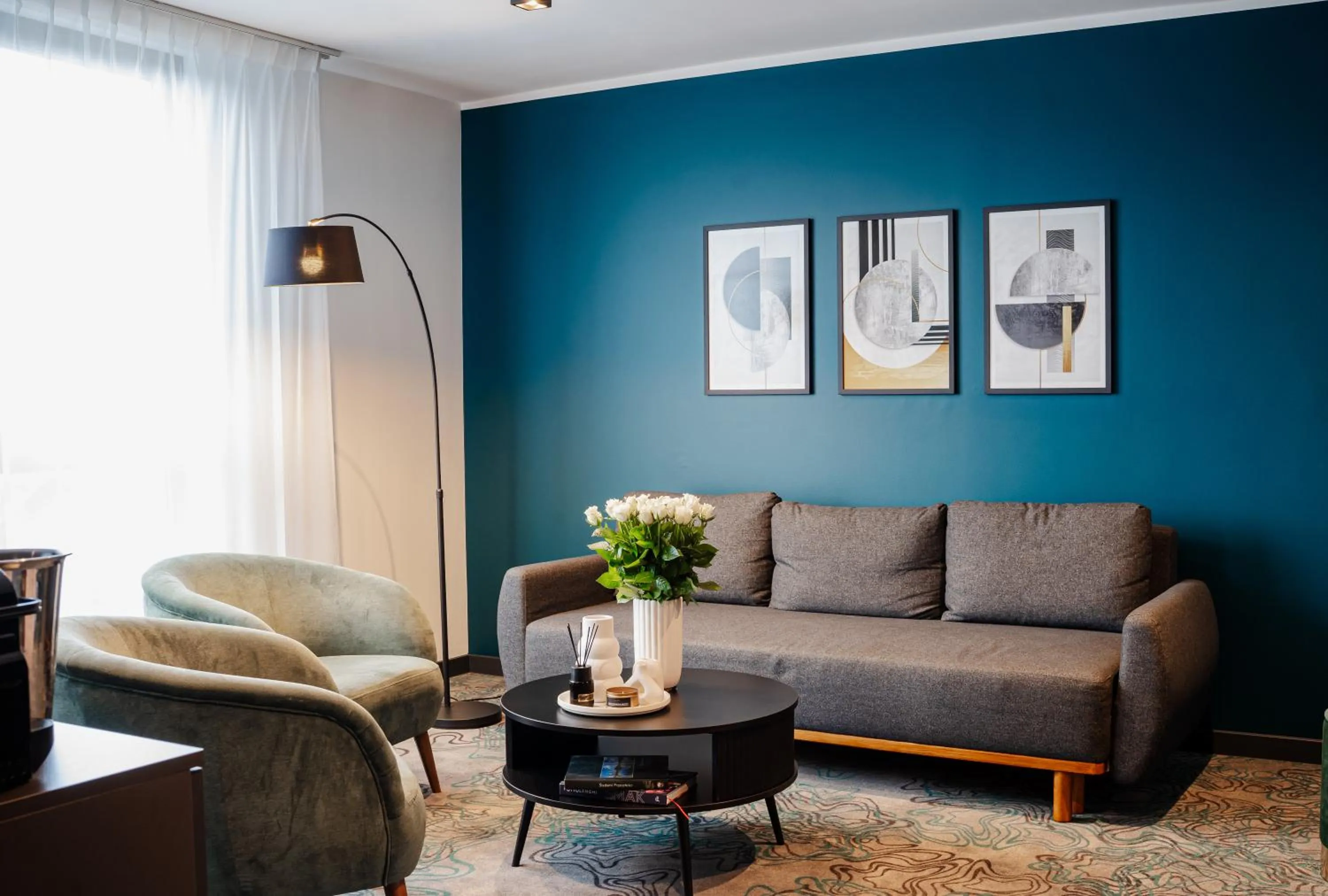 Living room in Hotel Kyriad Stargard