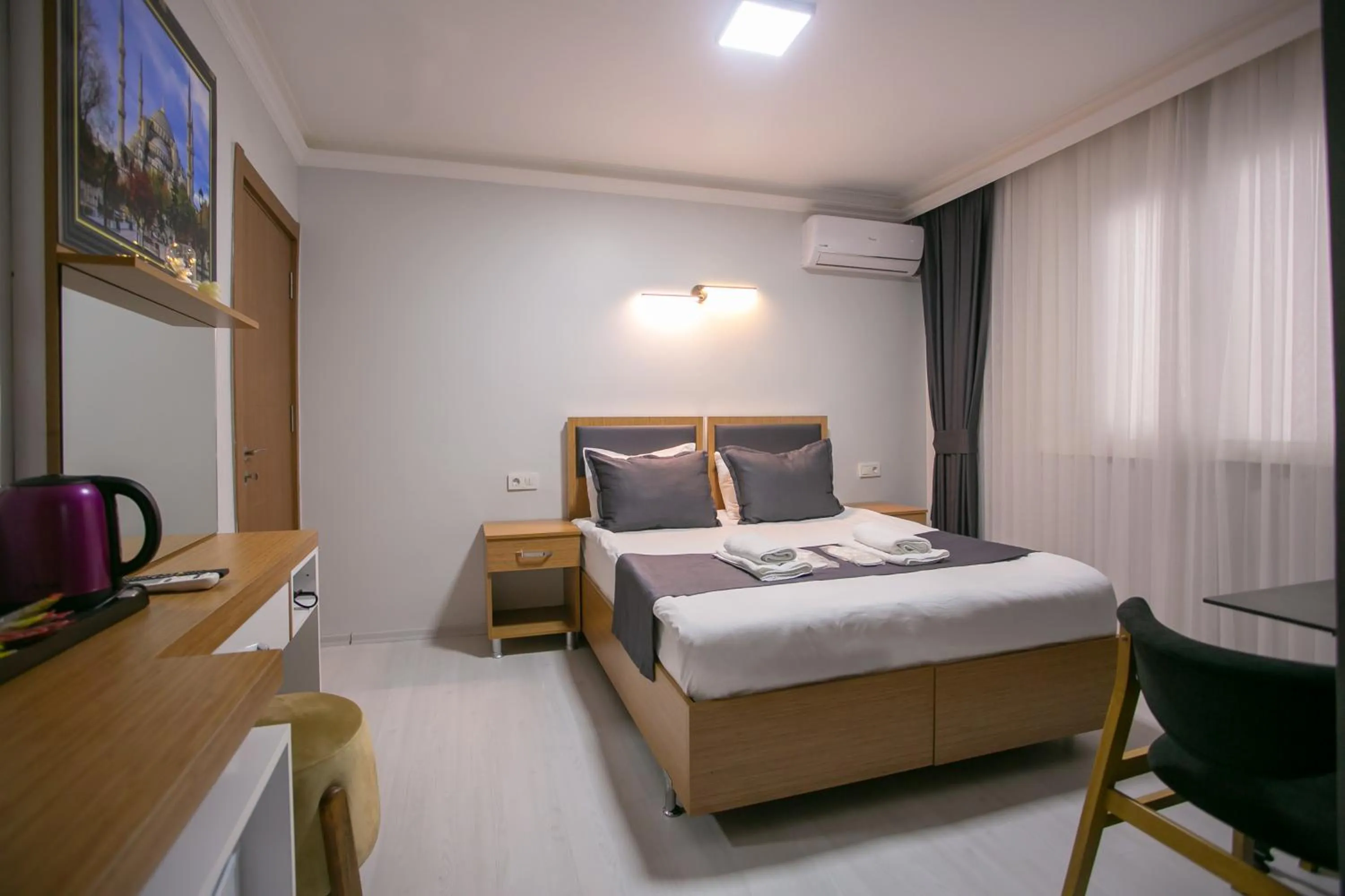 Bed in BLAU GRÜN İSTANBUL OTEL